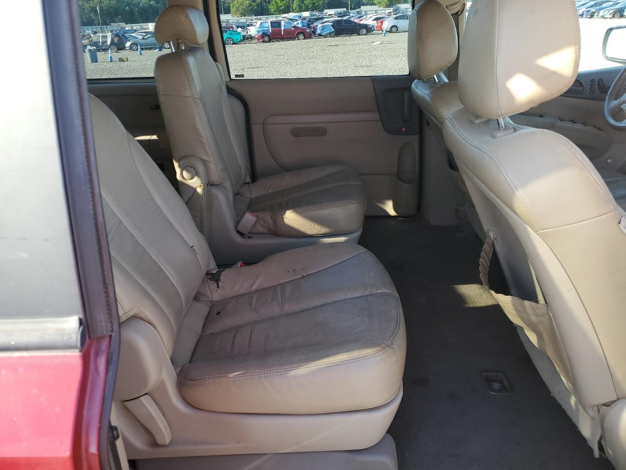 2009 Kia Sedona Lx Red vin: KNDMB233296299370