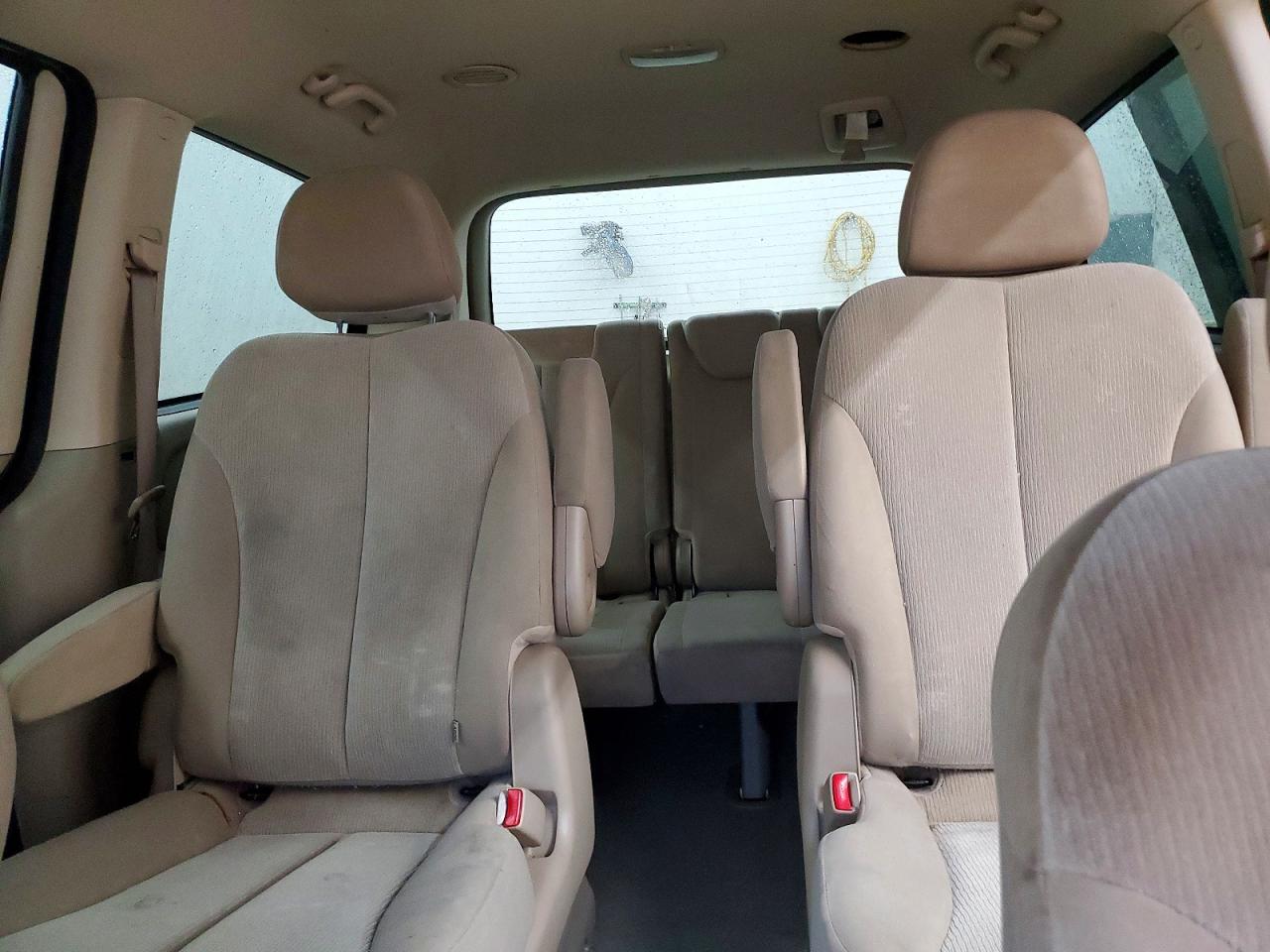 2009 Kia Sedona Lx White vin: KNDMB233296320069