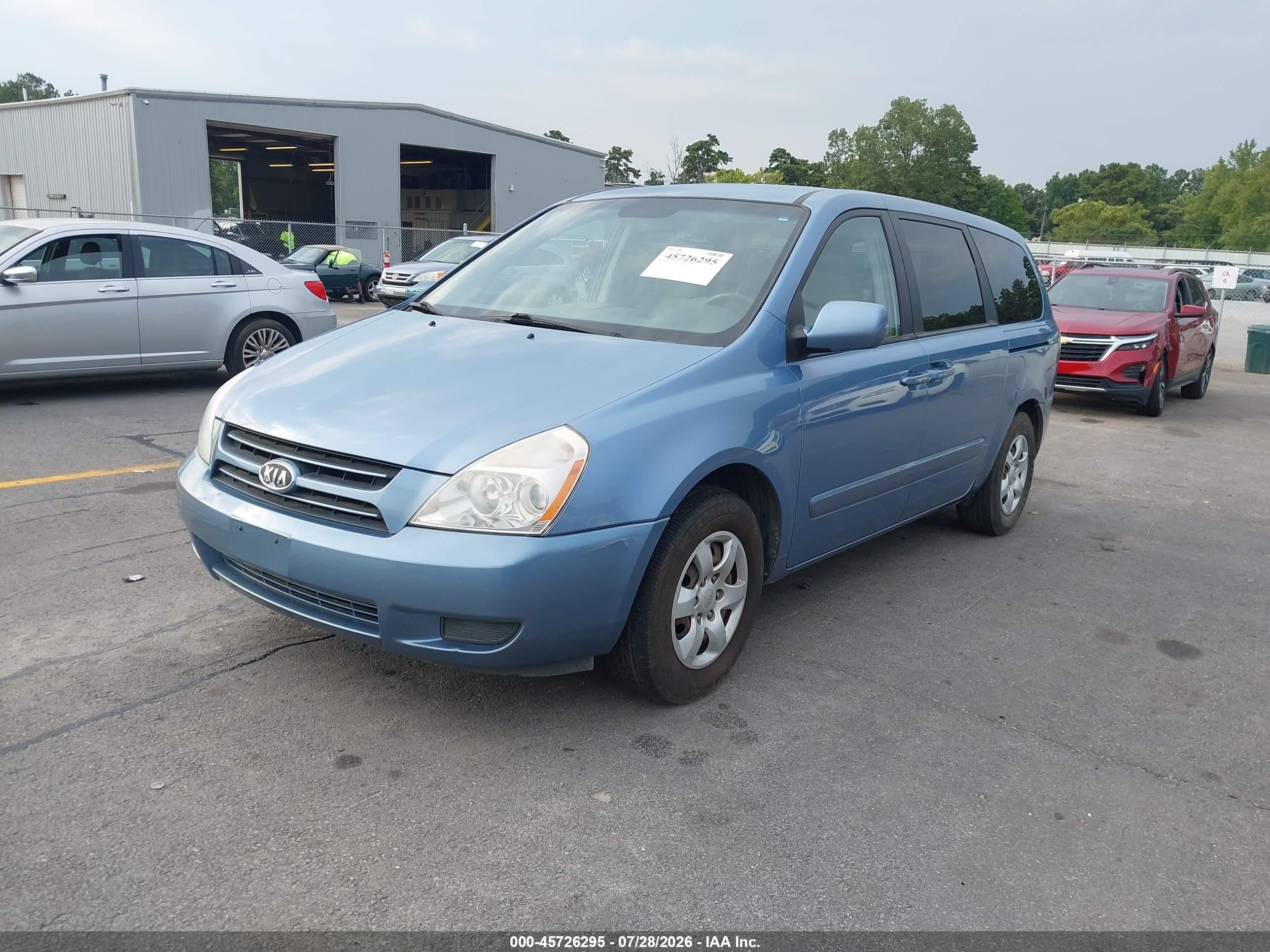 2006 Kia Sedona Ex/lx Blue vin: KNDMB233366018611