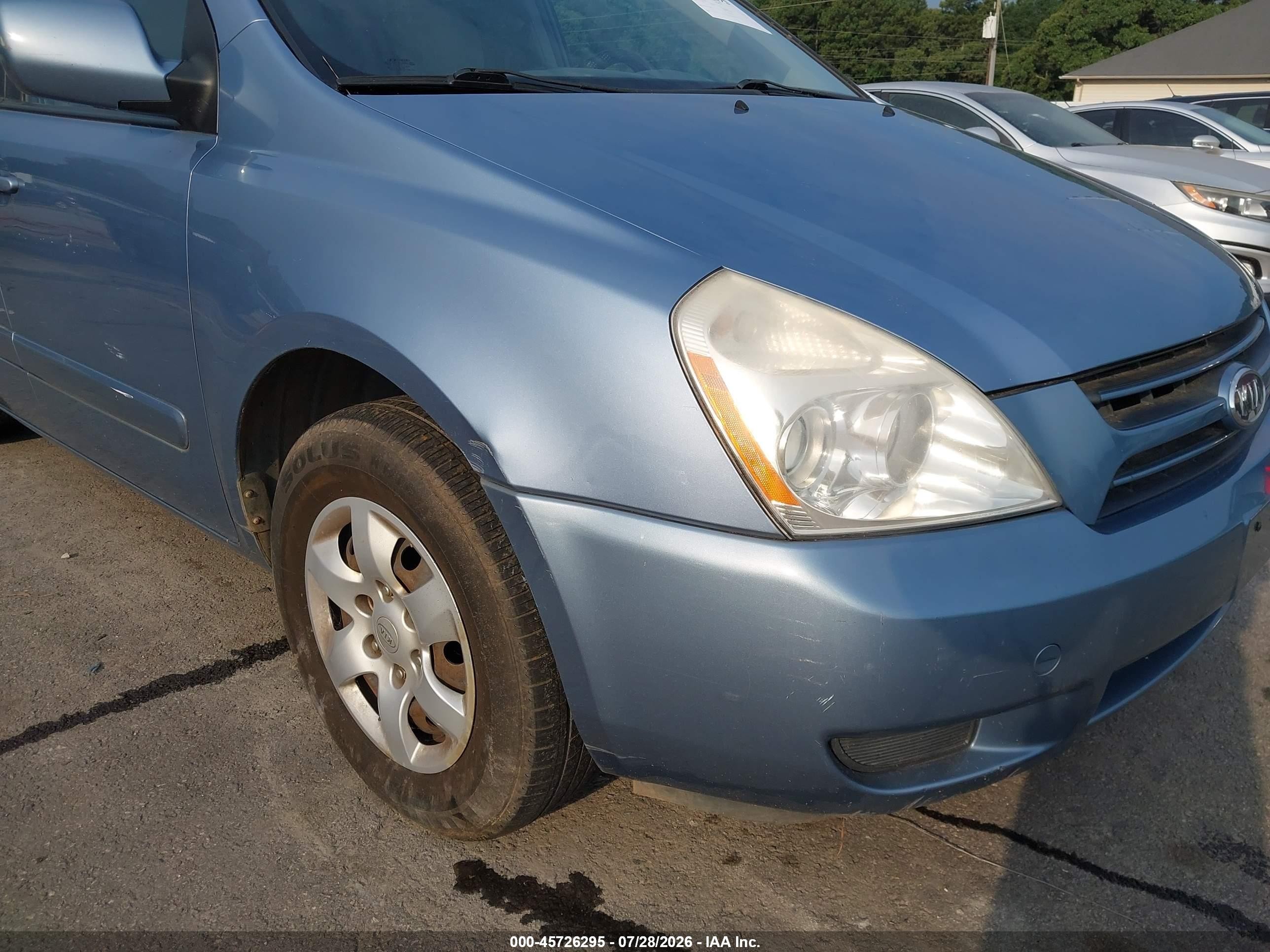 2006 Kia Sedona Ex/lx Blue vin: KNDMB233366018611