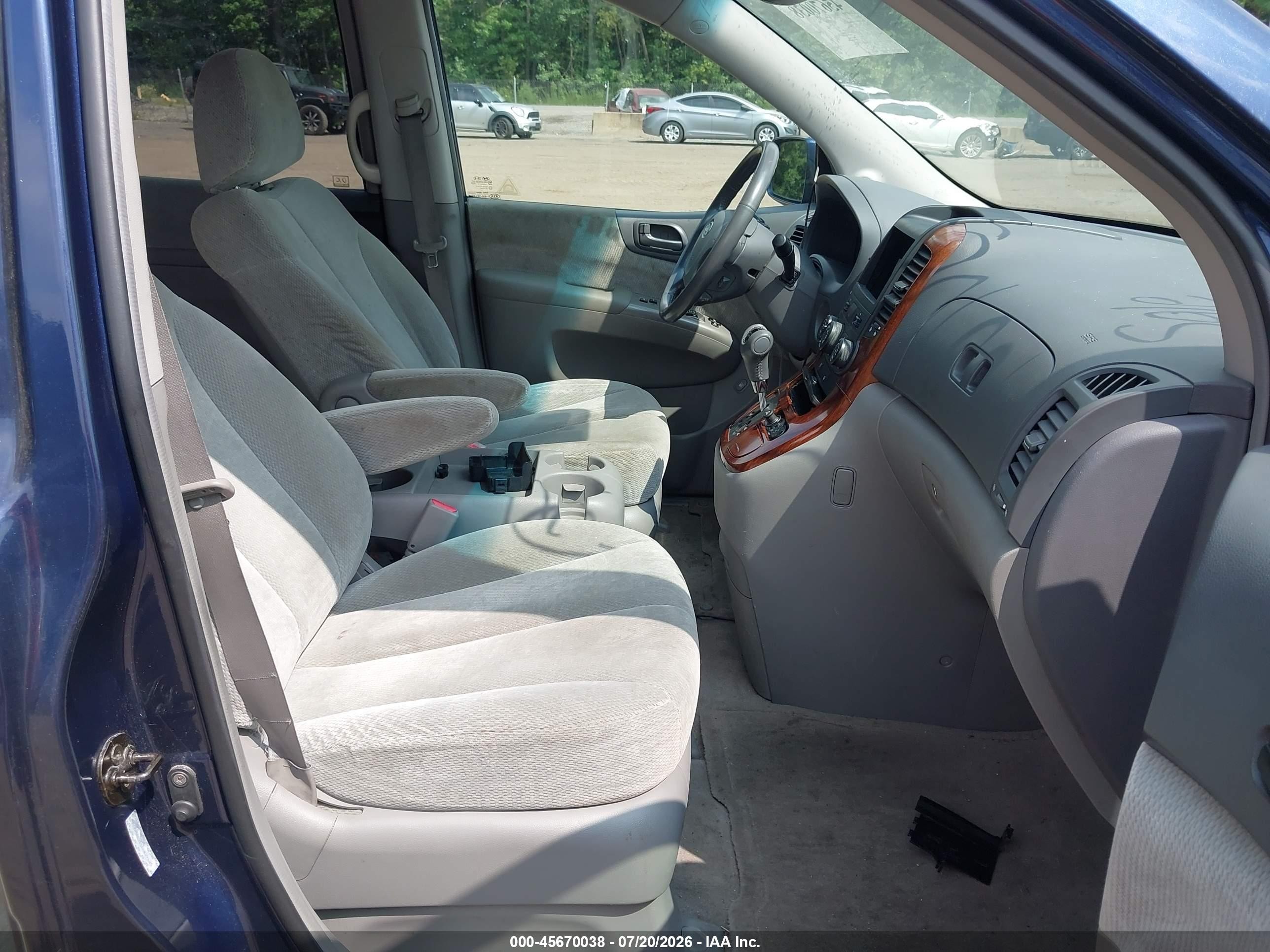 2006 Kia Sedona Ex/lx Blue vin: KNDMB233366029625