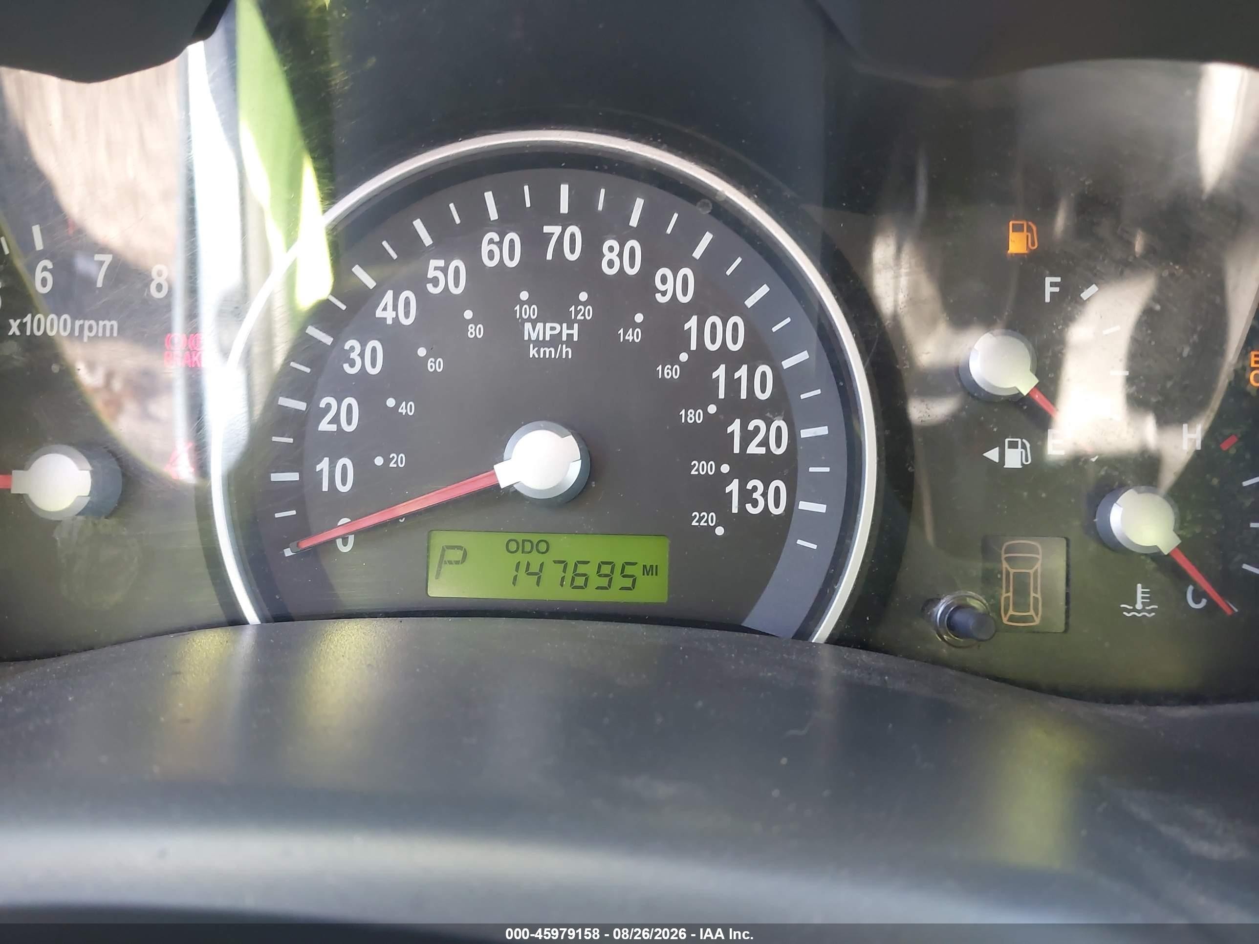 2006 Kia Sedona Ex/lx Light Blue vin: KNDMB233366035702