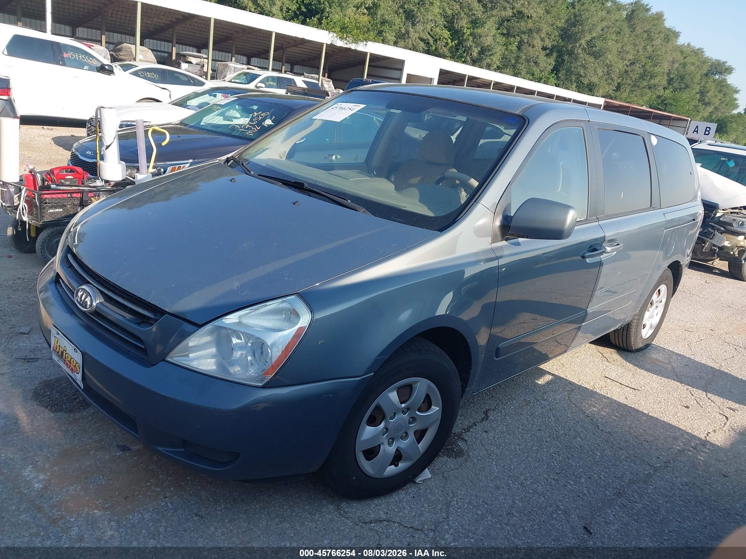 2006 Kia Sedona Ex/lx Gray vin: KNDMB233366037417