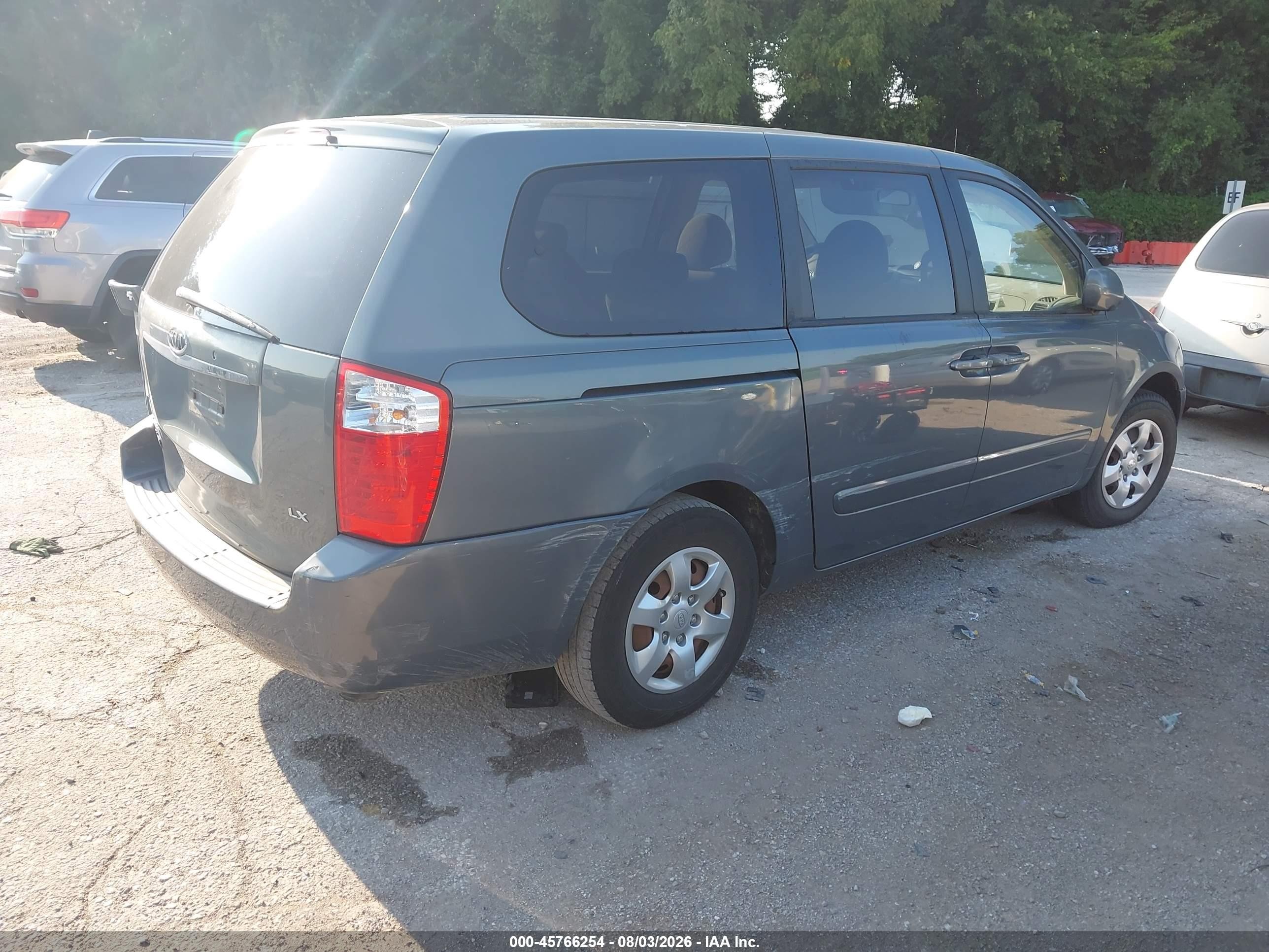 2006 Kia Sedona Ex/lx Gray vin: KNDMB233366037417