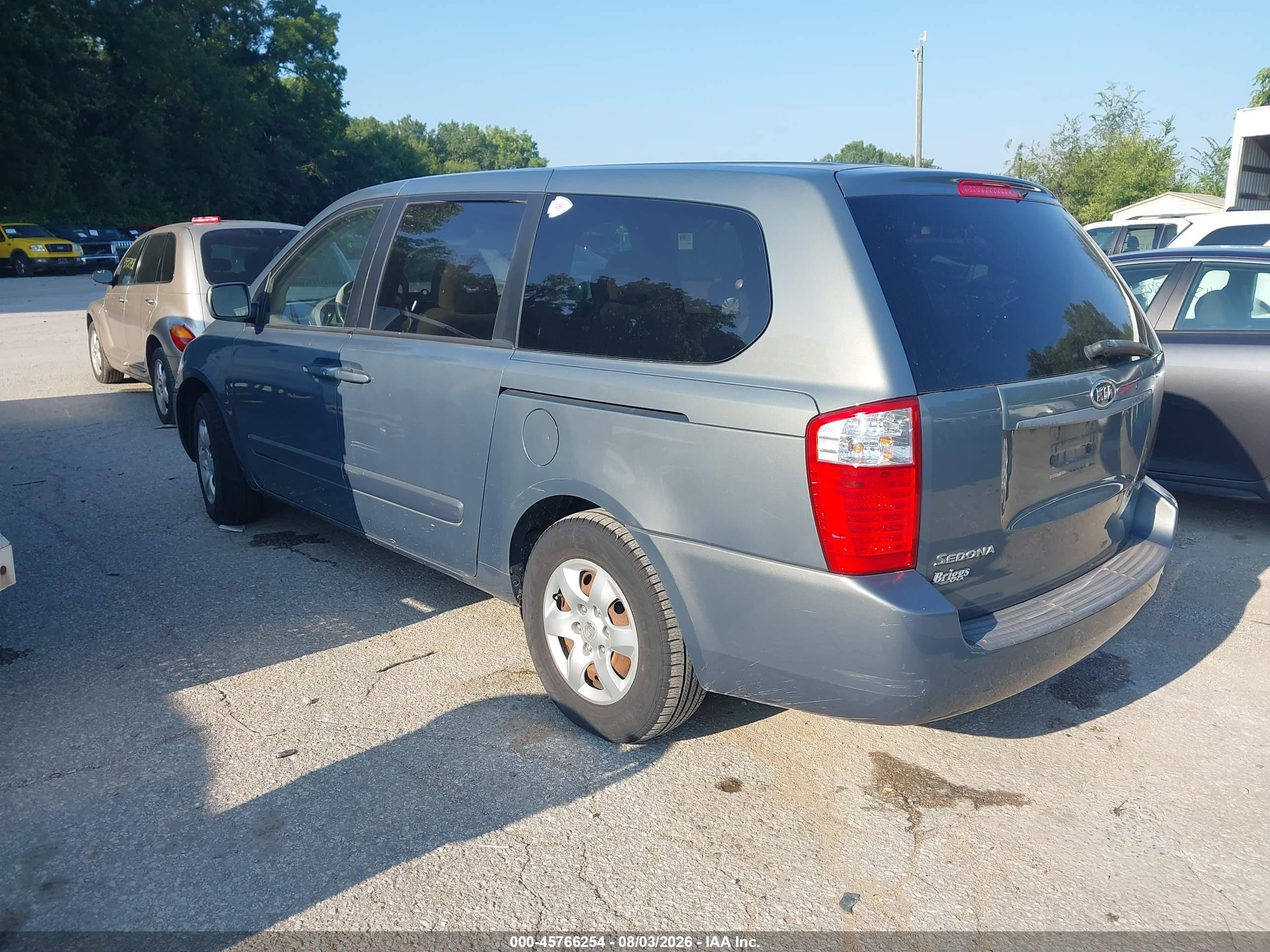 2006 Kia Sedona Ex/lx Gray vin: KNDMB233366037417