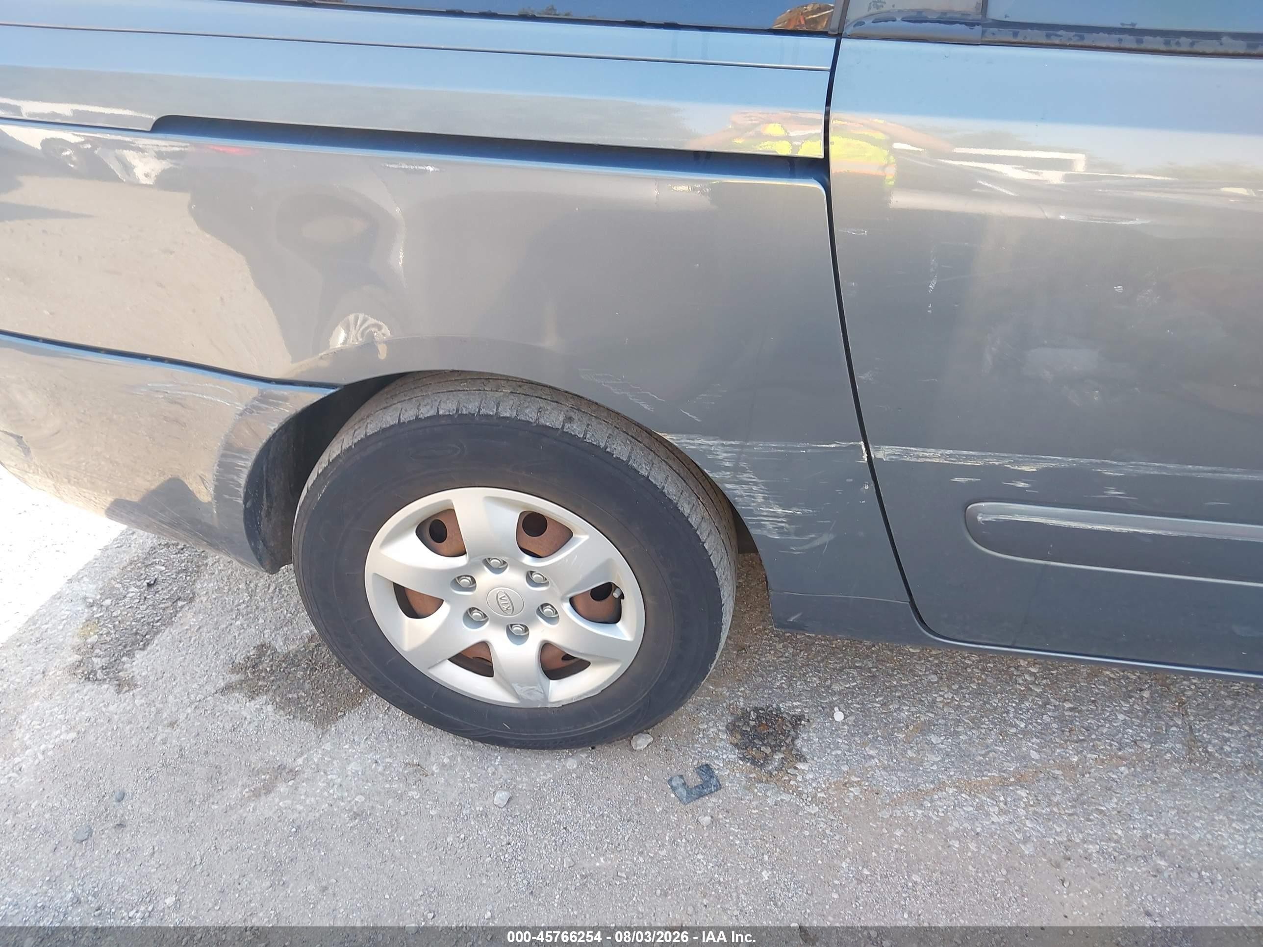 2006 Kia Sedona Ex/lx Gray vin: KNDMB233366037417