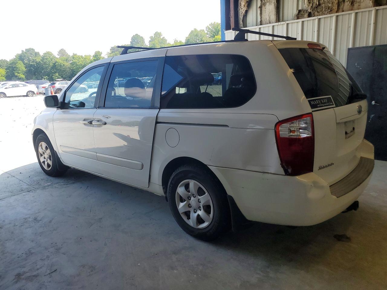 2006 Kia Sedona Lx White vin: KNDMB233366050877