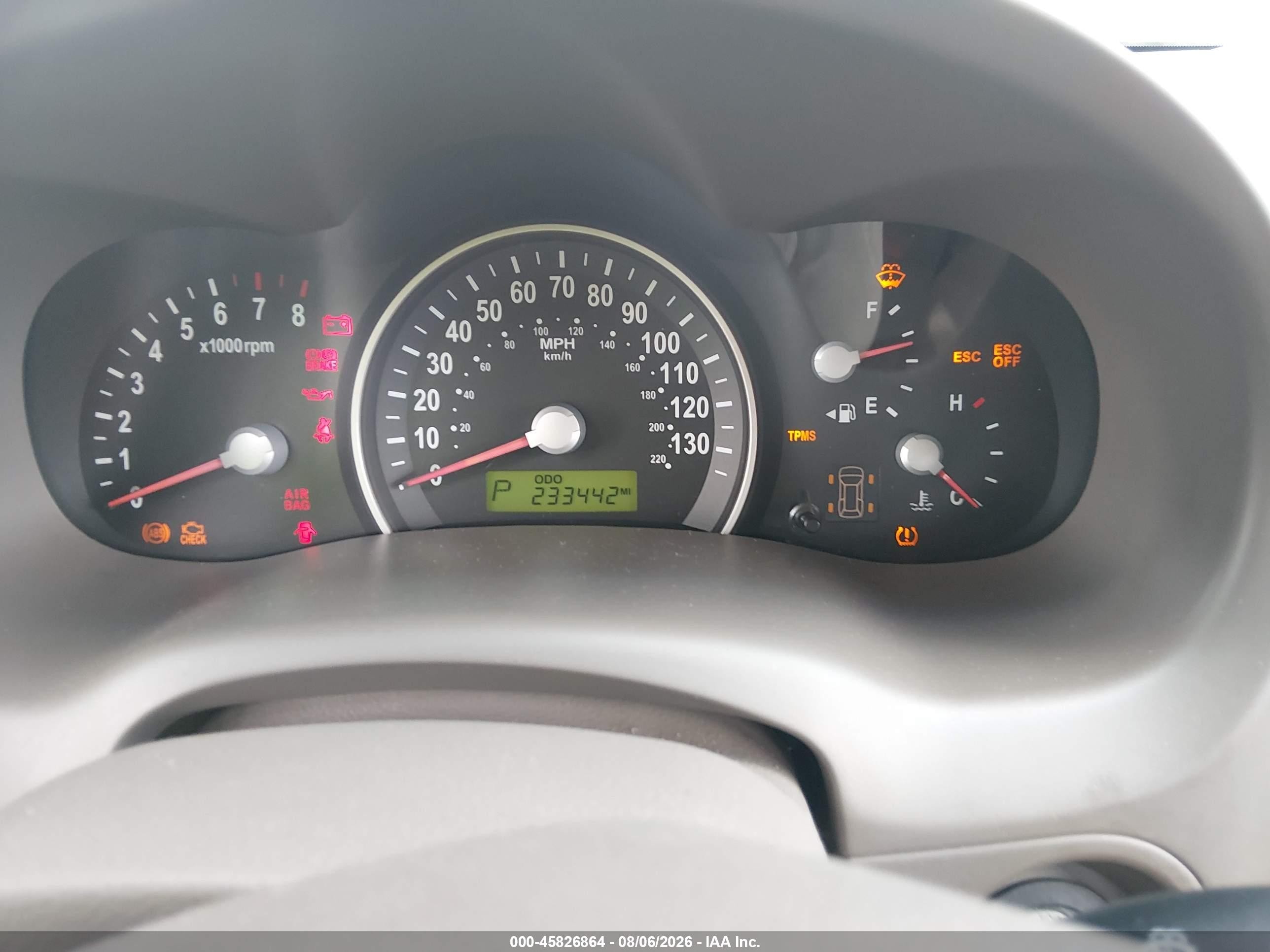 2007 Kia Sedona Lx Champagne vin: KNDMB233376104728