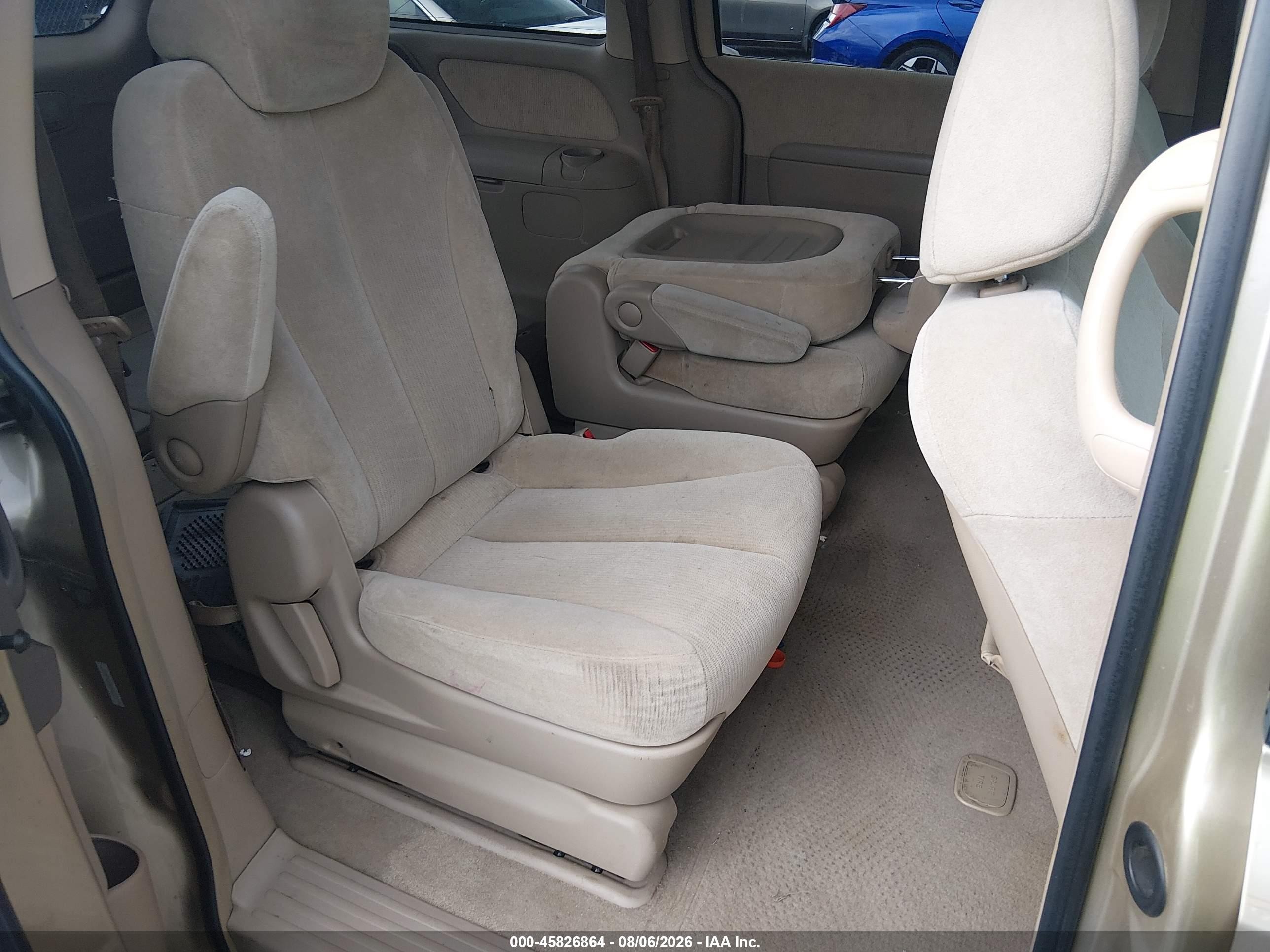 2007 Kia Sedona Lx Champagne vin: KNDMB233376104728