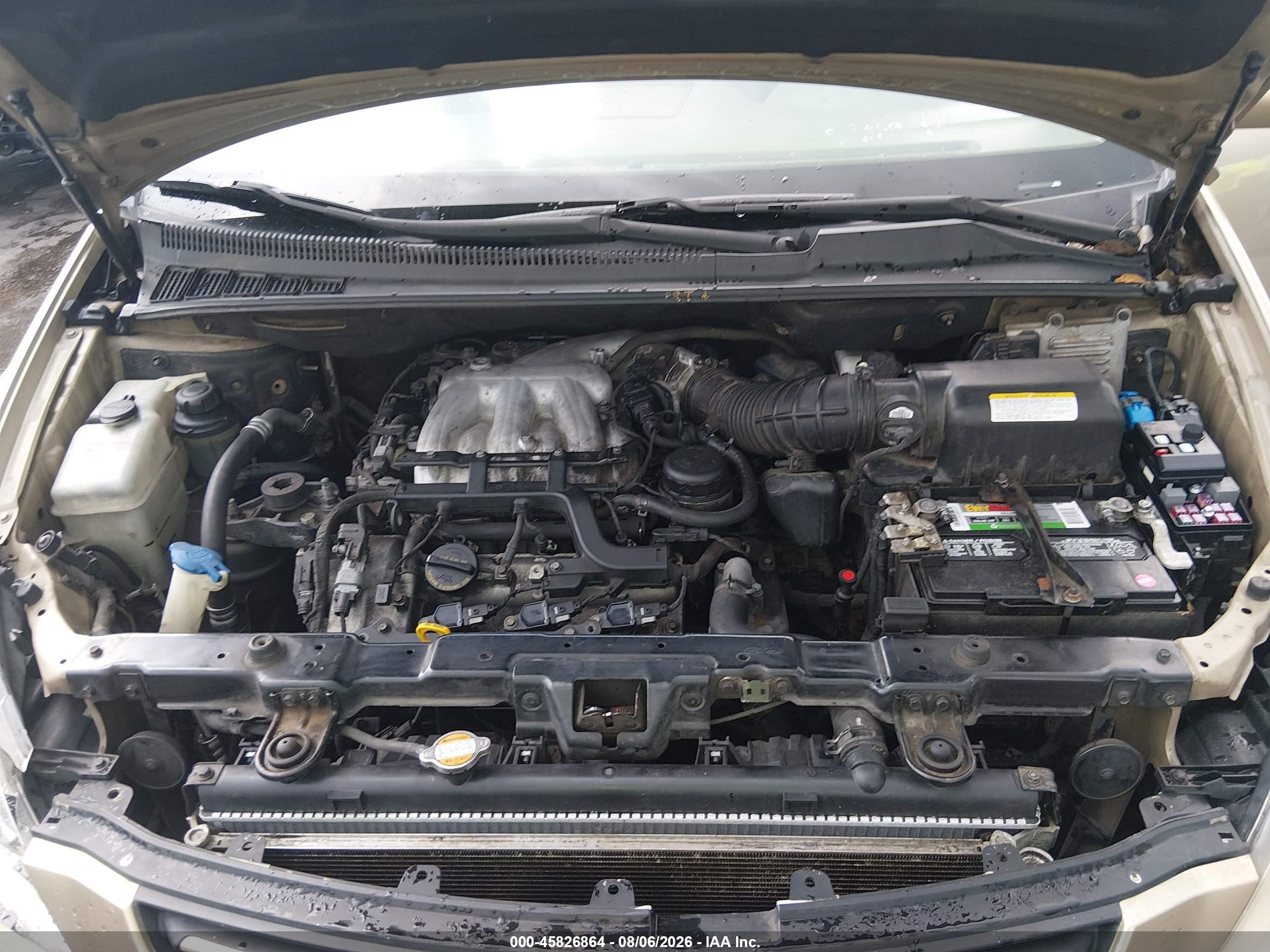 2007 Kia Sedona Lx Champagne vin: KNDMB233376104728