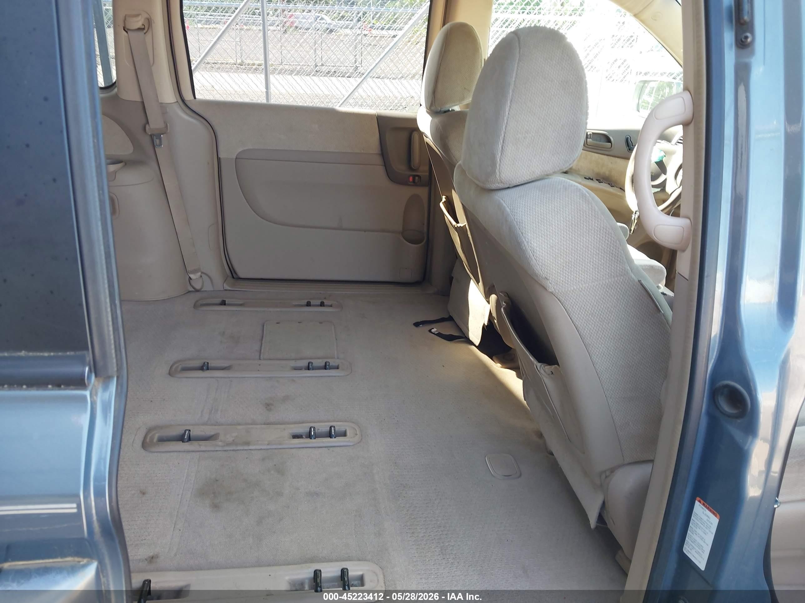 2007 Kia Sedona Ex Blue vin: KNDMB233376172091
