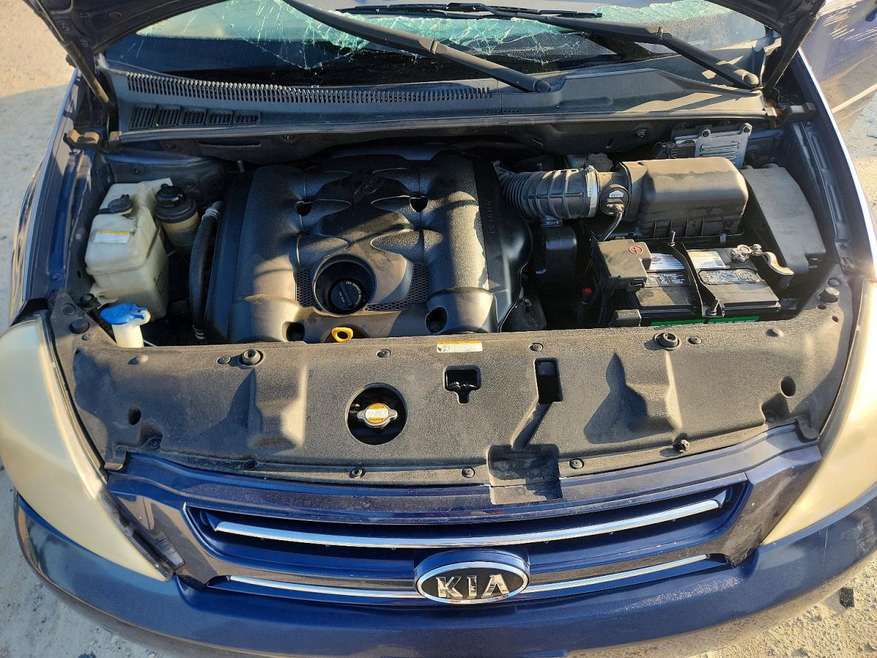 2008 Kia Sedona Lx Blue vin: KNDMB233386214745