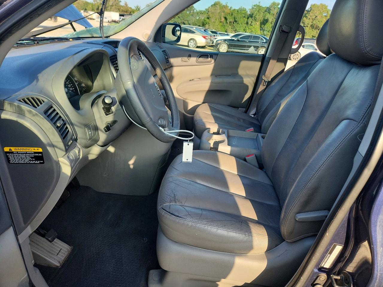 2008 Kia Sedona Lx Blue vin: KNDMB233386214745