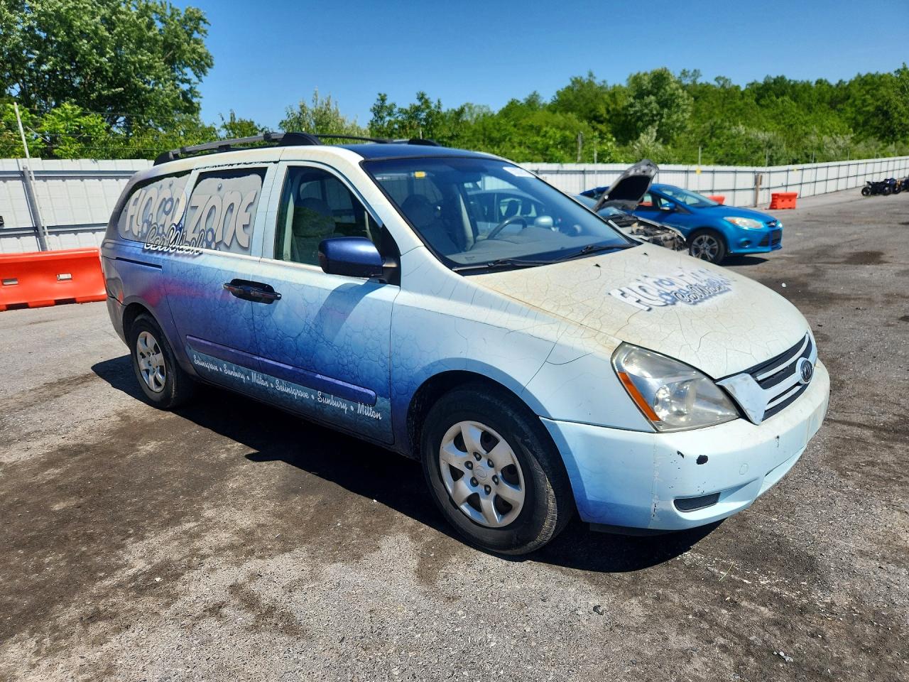 2008 Kia Sedona Lx Синий vin: KNDMB233386239306