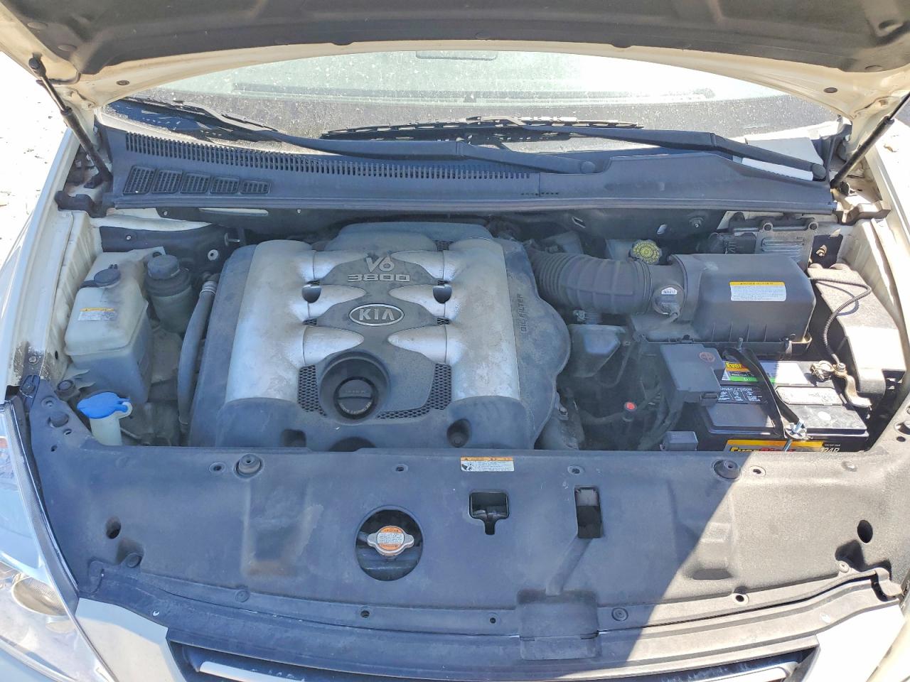 2006 Kia Sedona Lx White vin: KNDMB233466031383