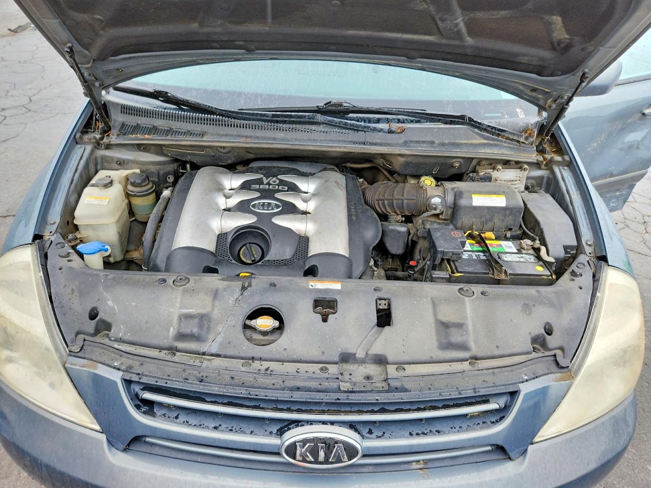 2006 Kia Sedona Lx Blue vin: KNDMB233466088960