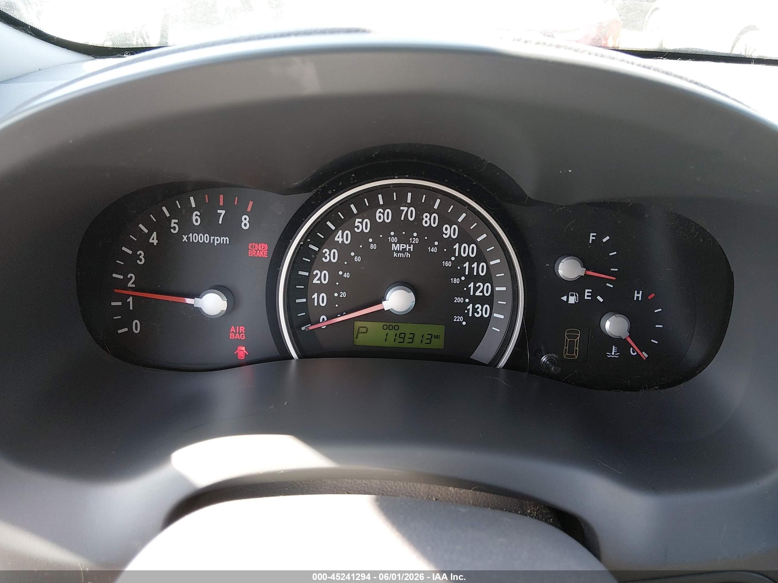 2007 Kia Sedona Lx Blue vin: KNDMB233476109341