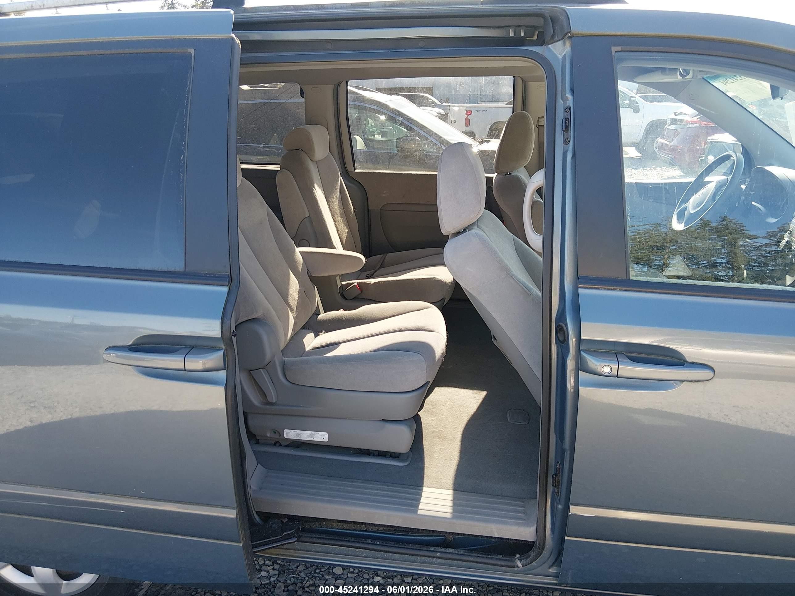 2007 Kia Sedona Lx Blue vin: KNDMB233476109341
