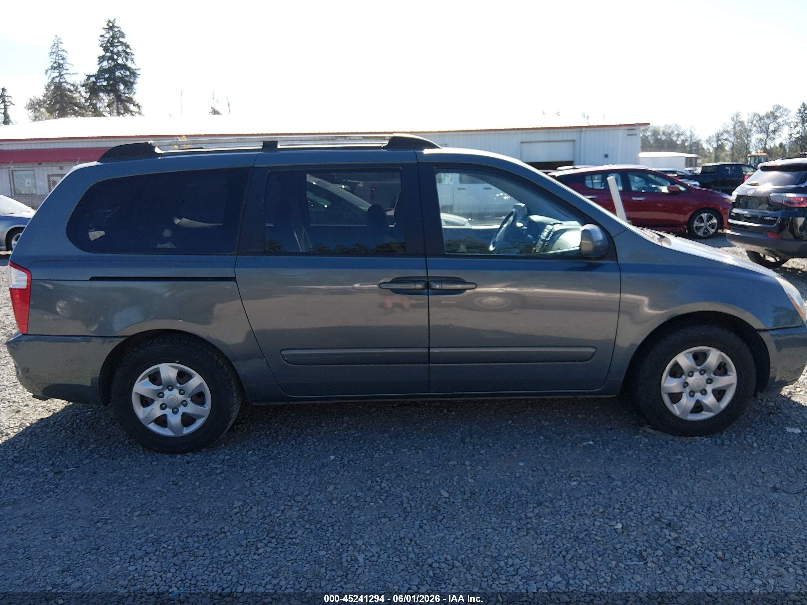 2007 Kia Sedona Lx Blue vin: KNDMB233476109341