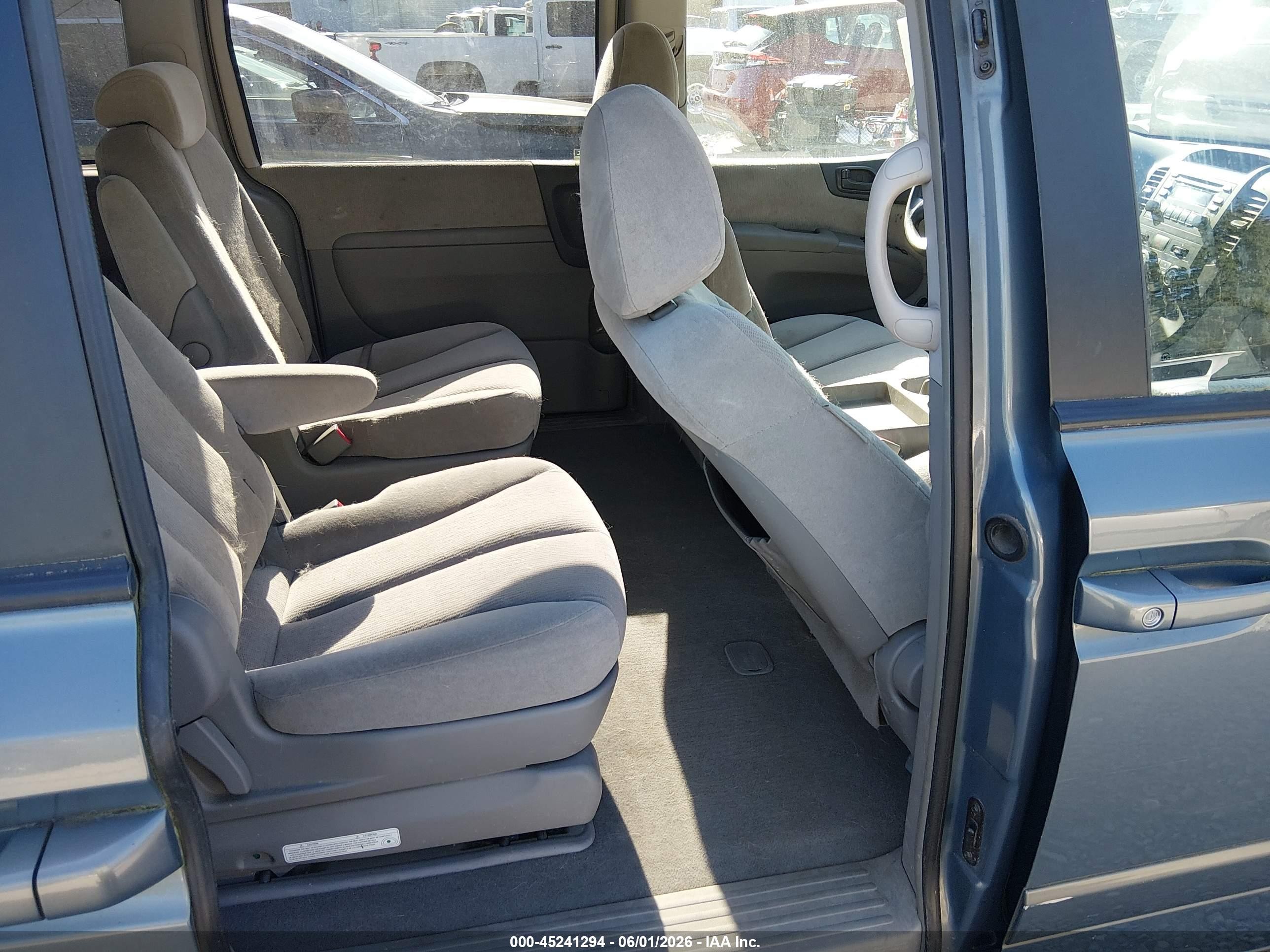 2007 Kia Sedona Lx Blue vin: KNDMB233476109341