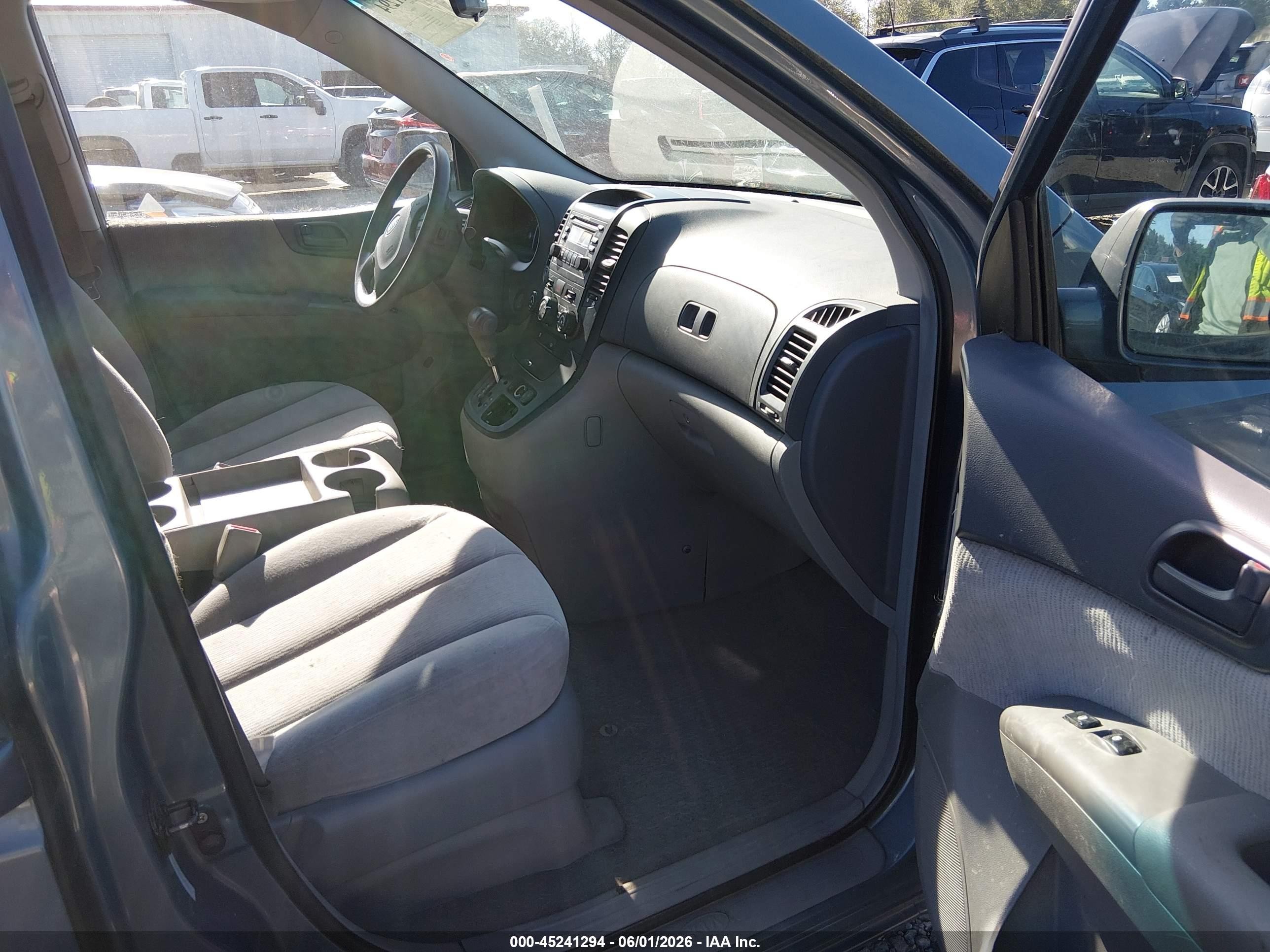 2007 Kia Sedona Lx Blue vin: KNDMB233476109341