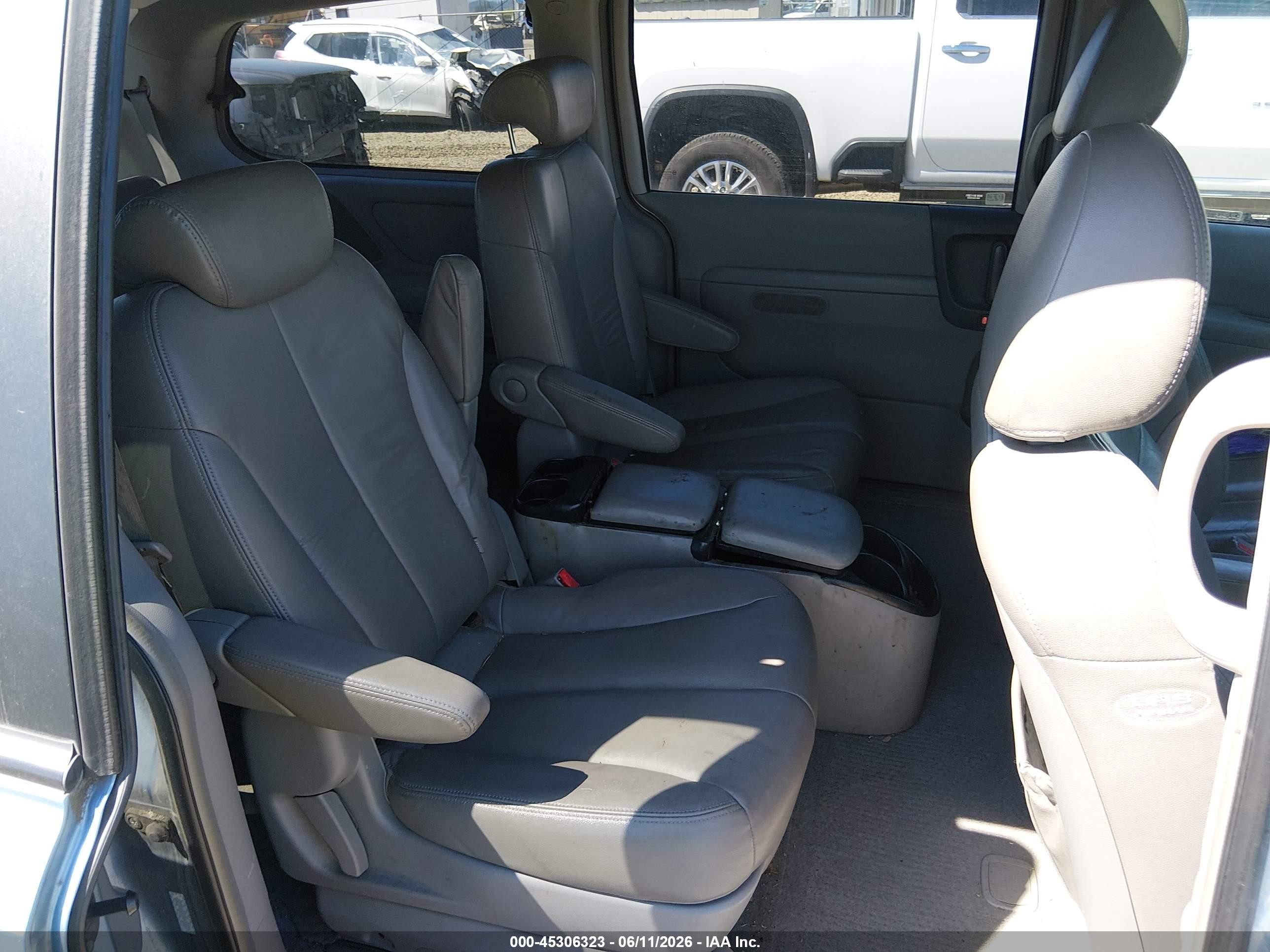 2007 Kia Sedona Ex Синий vin: KNDMB233476163979