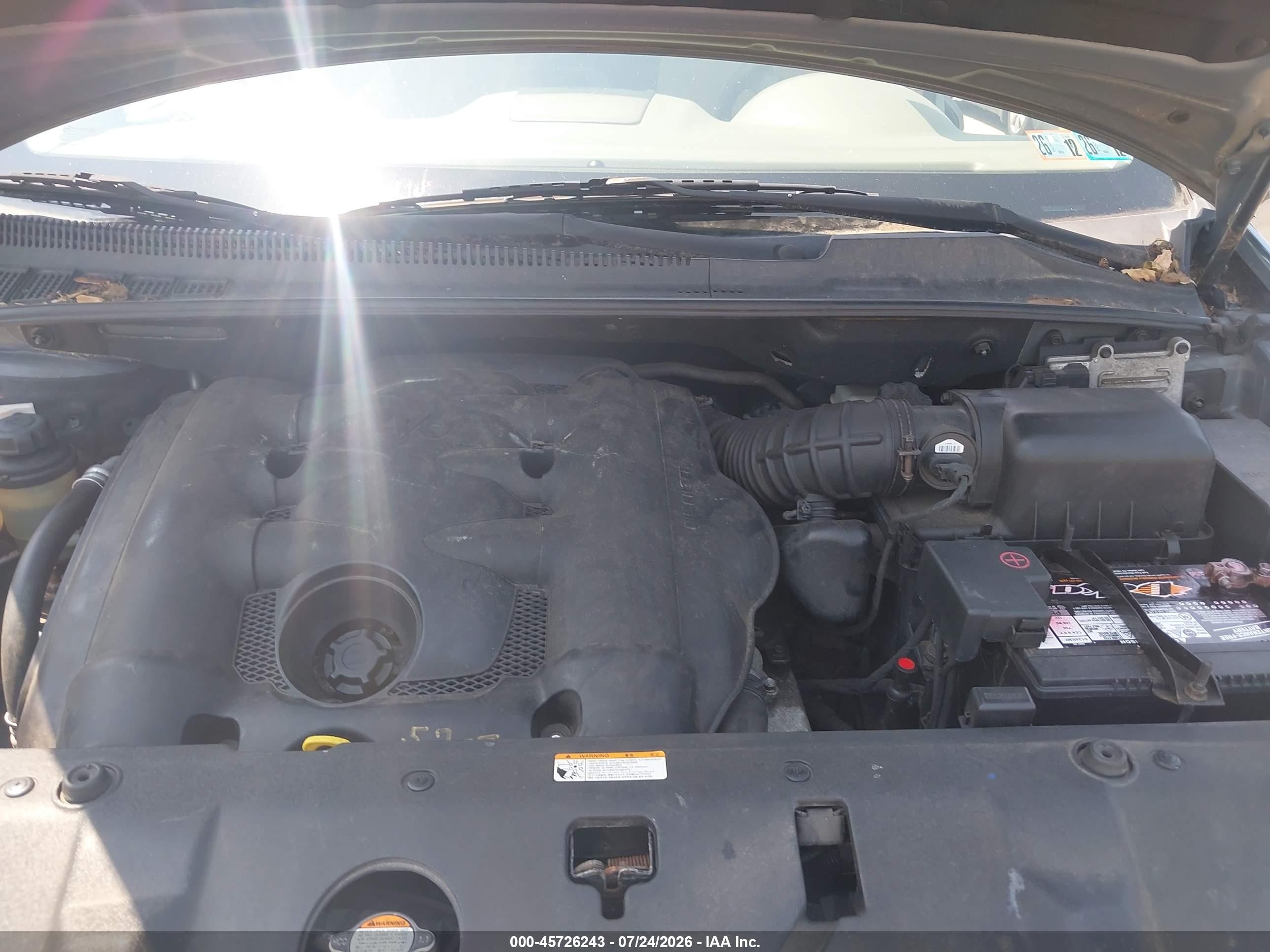 2008 Kia Sedona Ex Light Blue vin: KNDMB233486203608