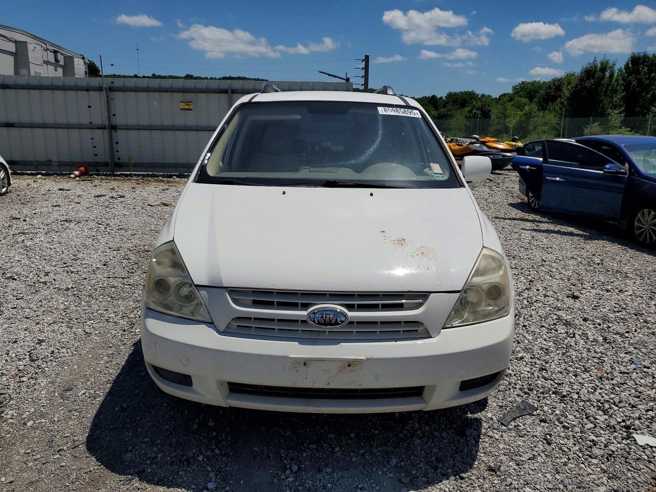 2008 Kia Sedona Lx White vin: KNDMB233486236902
