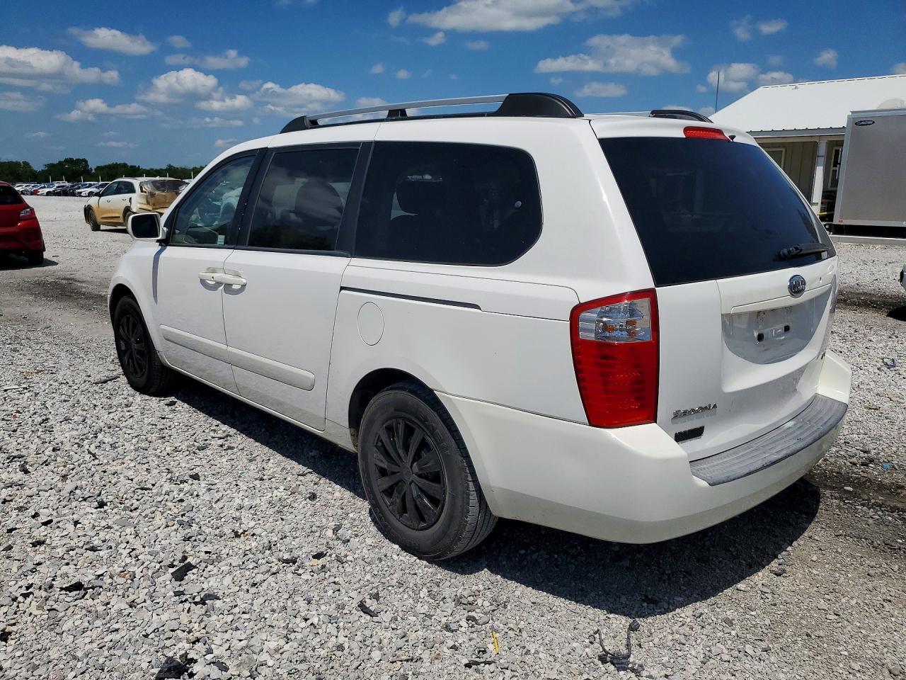 2008 Kia Sedona Lx White vin: KNDMB233486236902