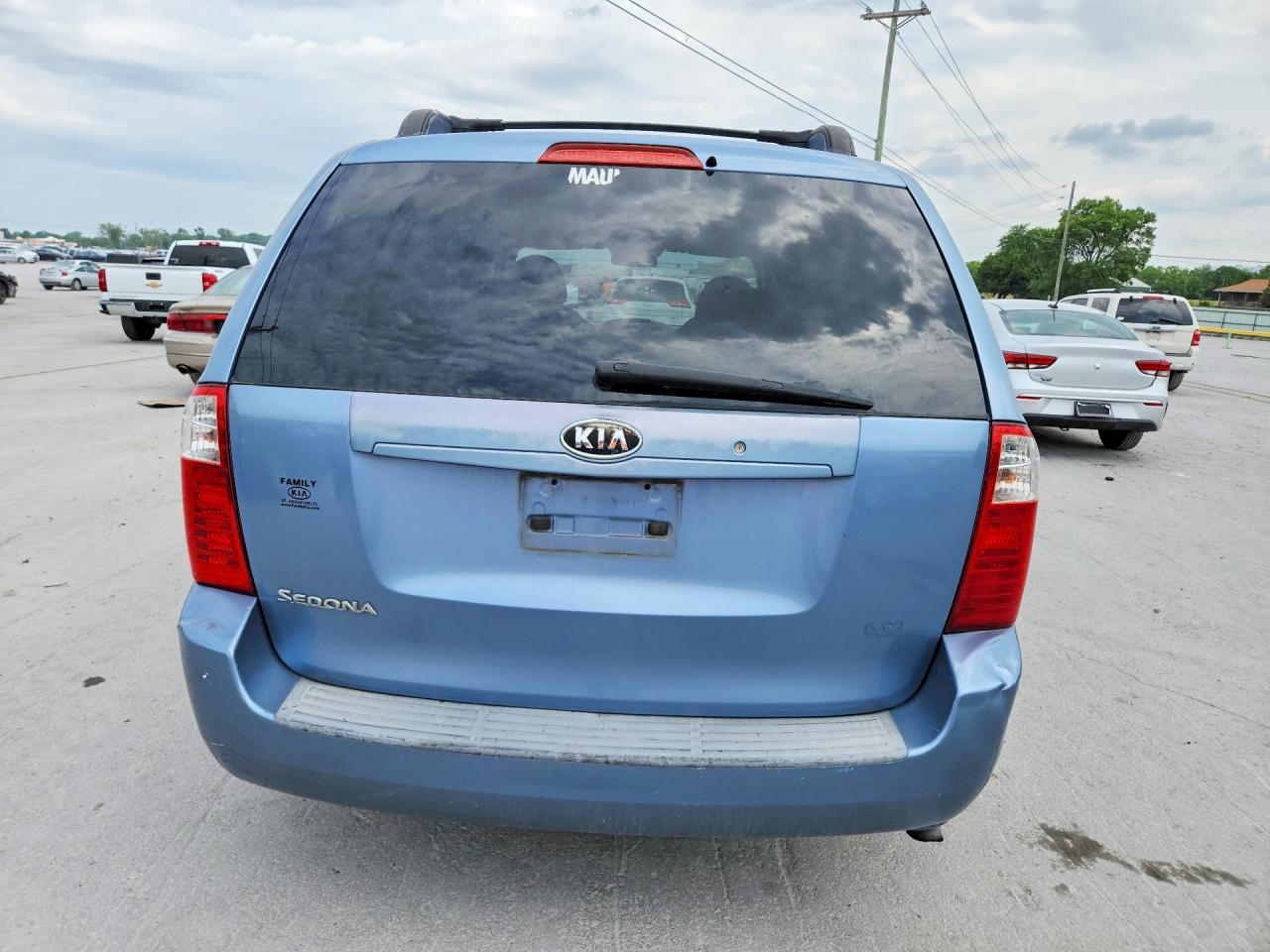 2008 Kia Sedona Ex Blue vin: KNDMB233486255420