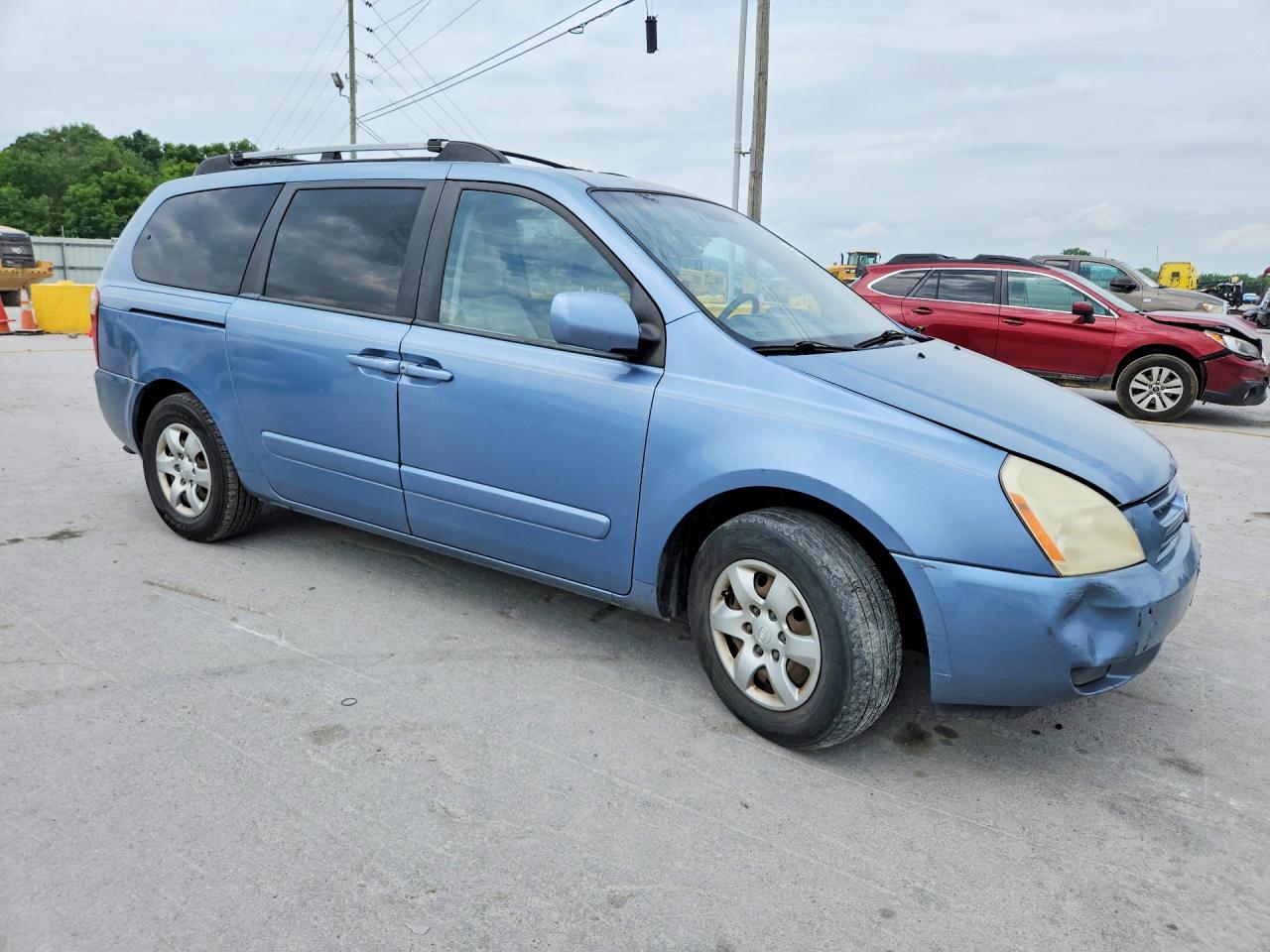 2008 Kia Sedona Ex Blue vin: KNDMB233486255420