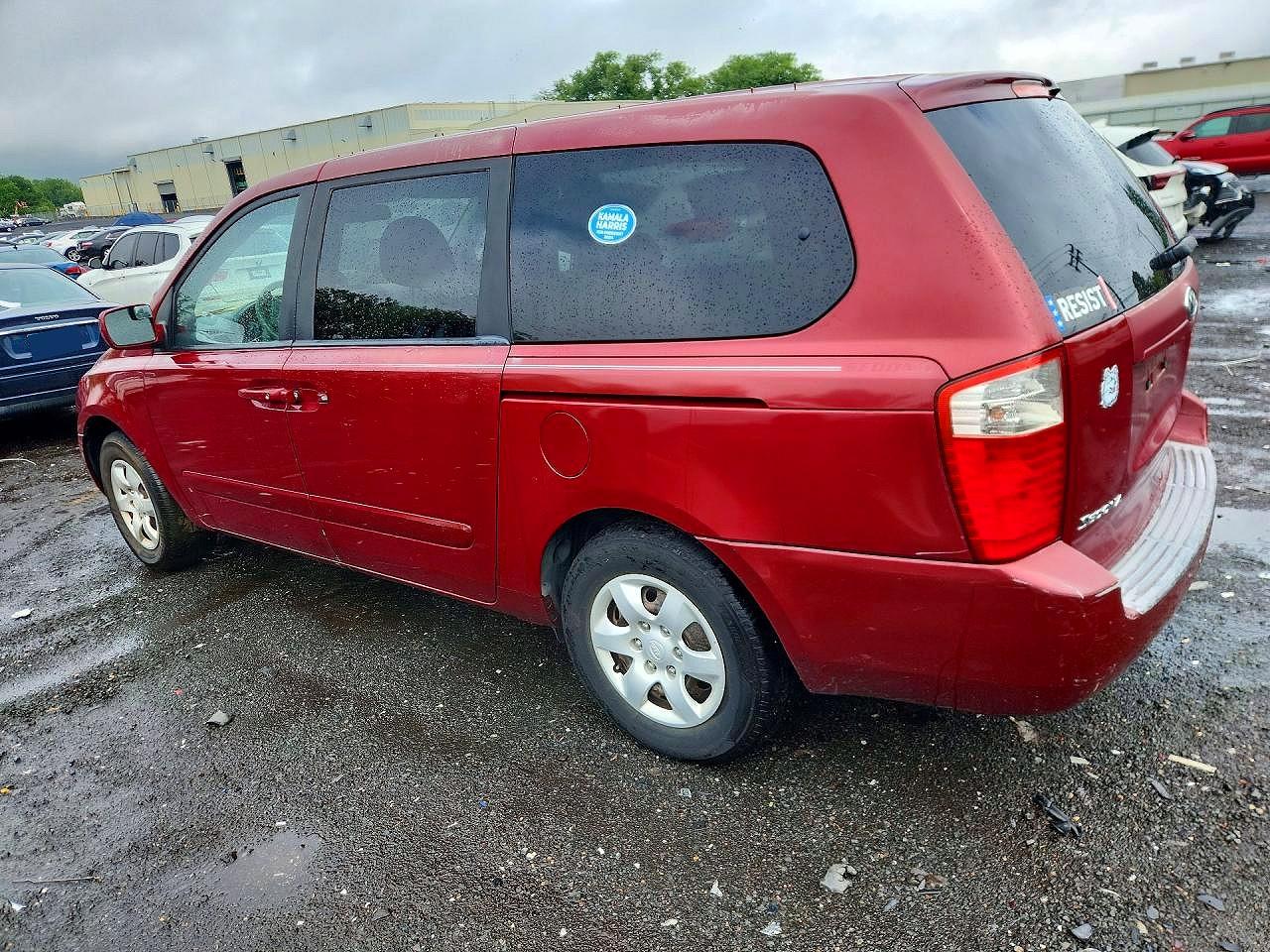 2008 Kia Sedona Lx Red vin: KNDMB233486264652