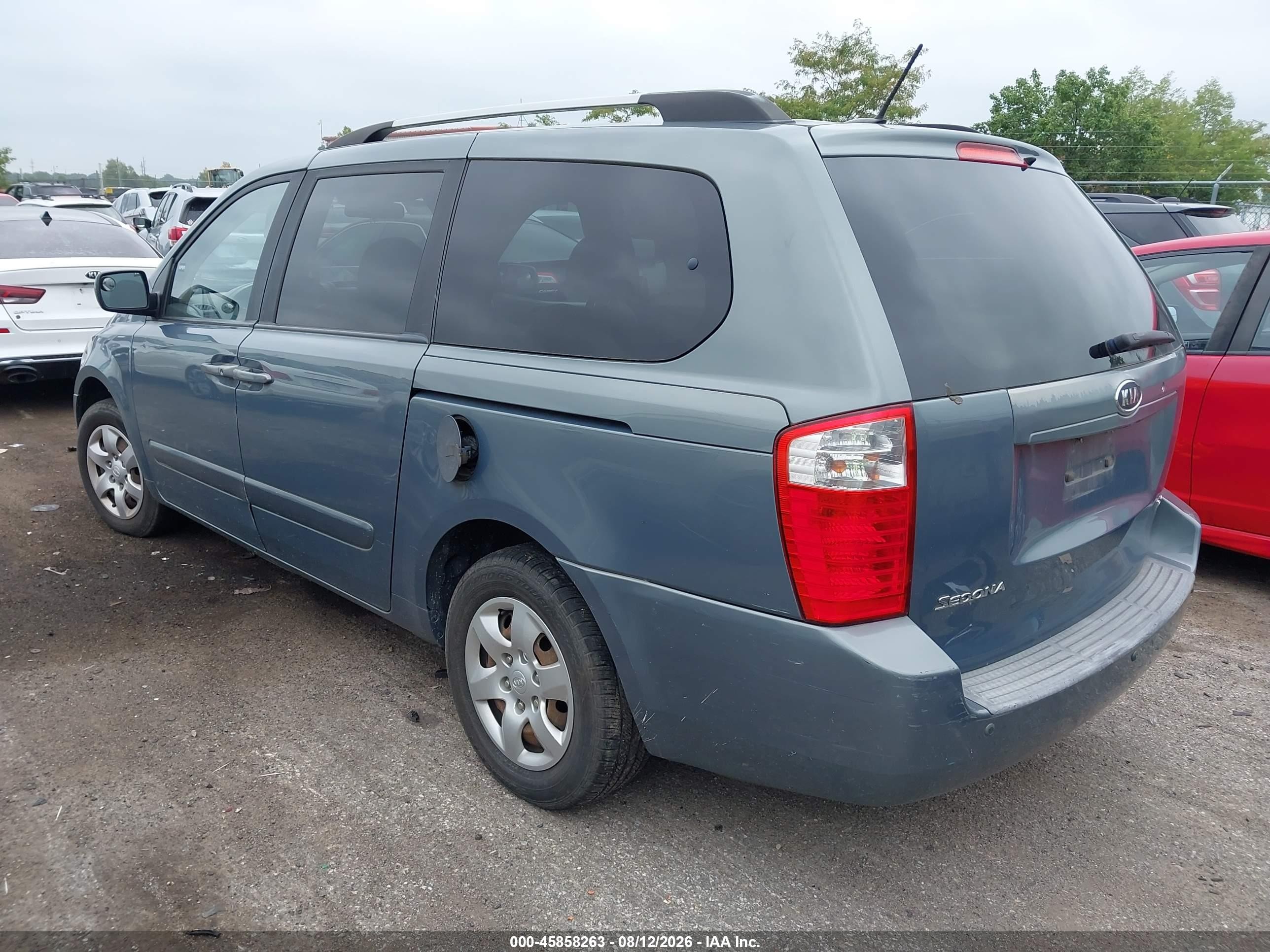 2009 Kia Sedona Lx Pewter vin: KNDMB233496299760