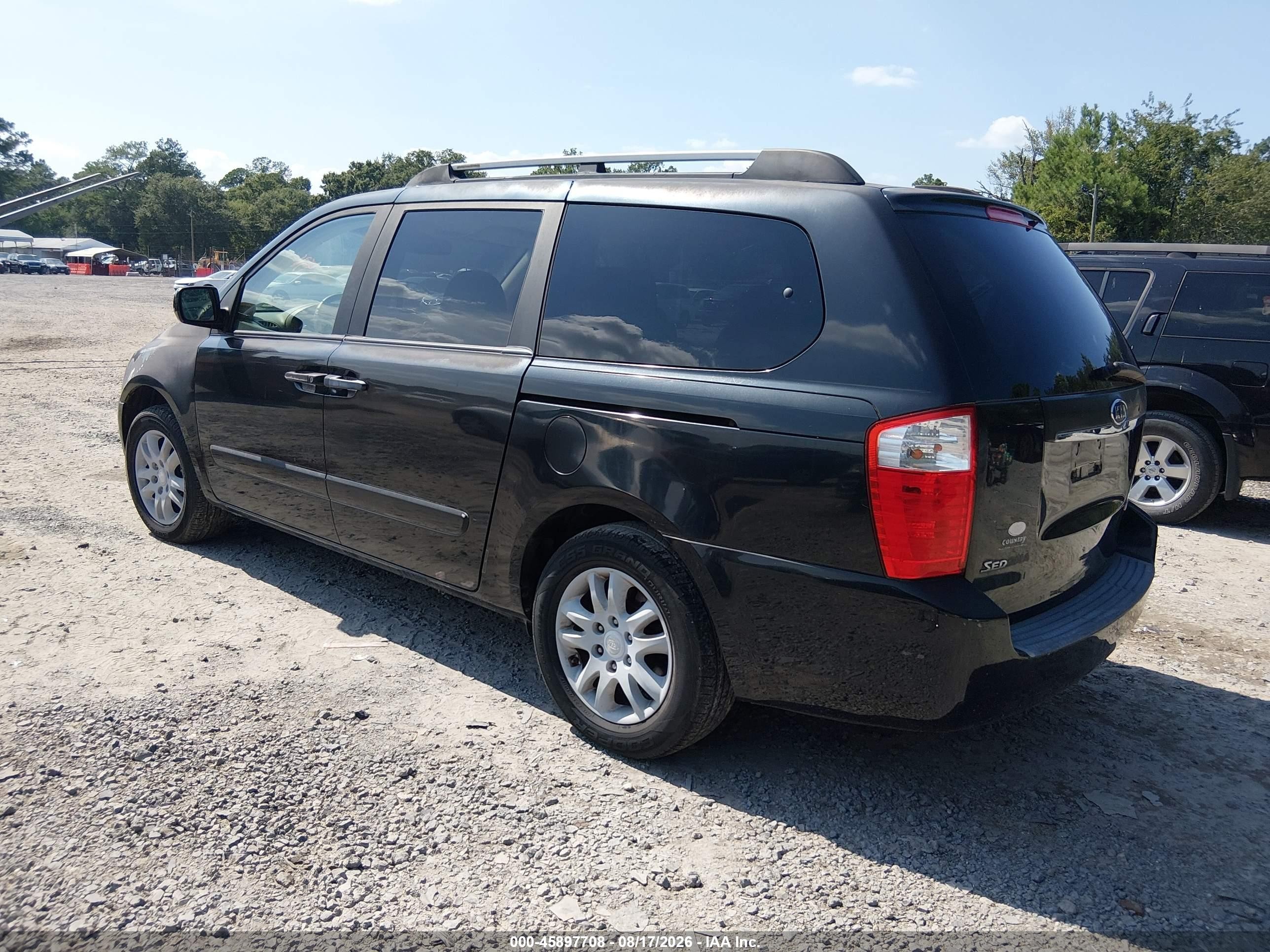2006 Kia Sedona Ex/lx Черный vin: KNDMB233566028220