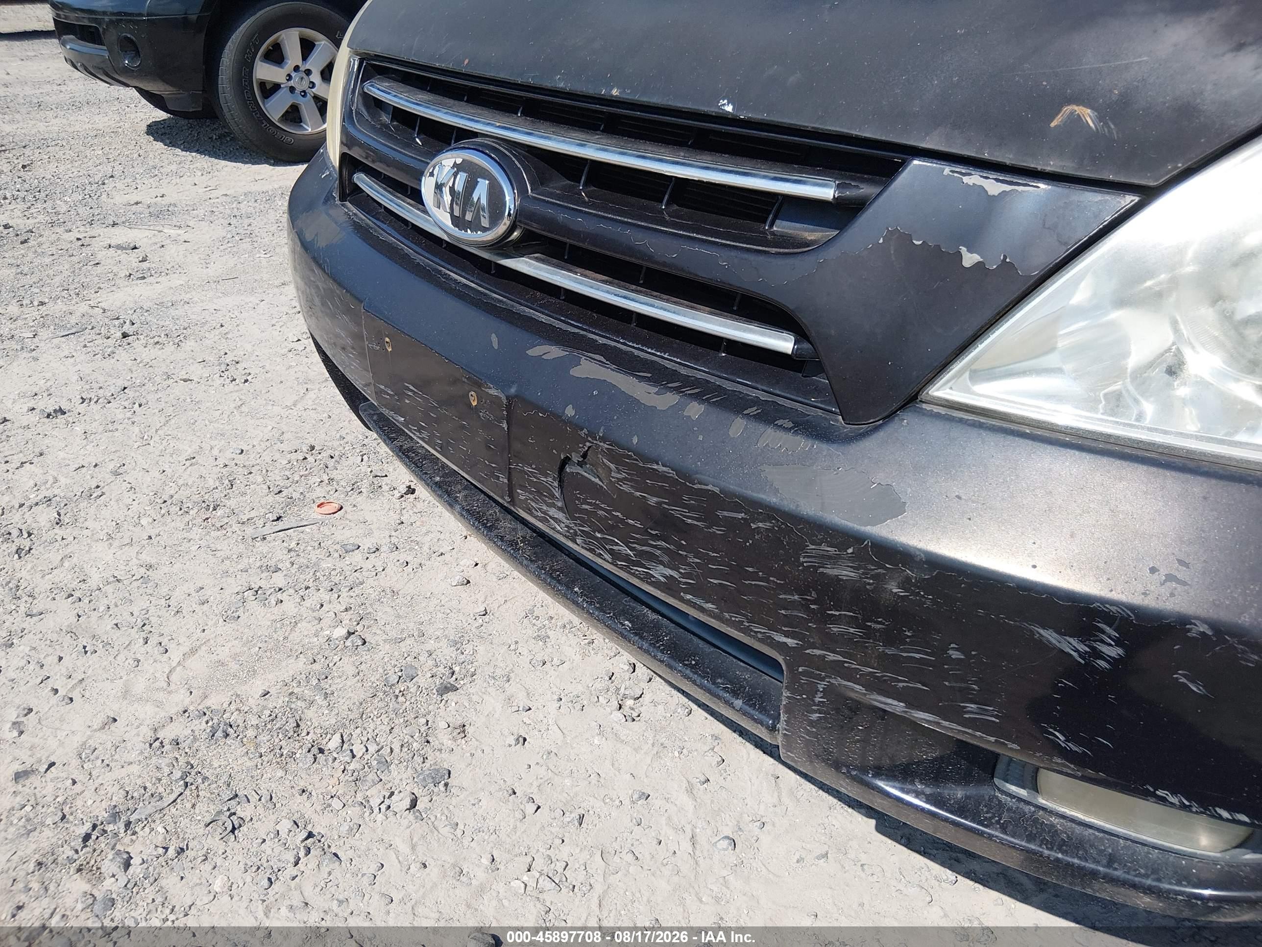 2006 Kia Sedona Ex/lx Черный vin: KNDMB233566028220