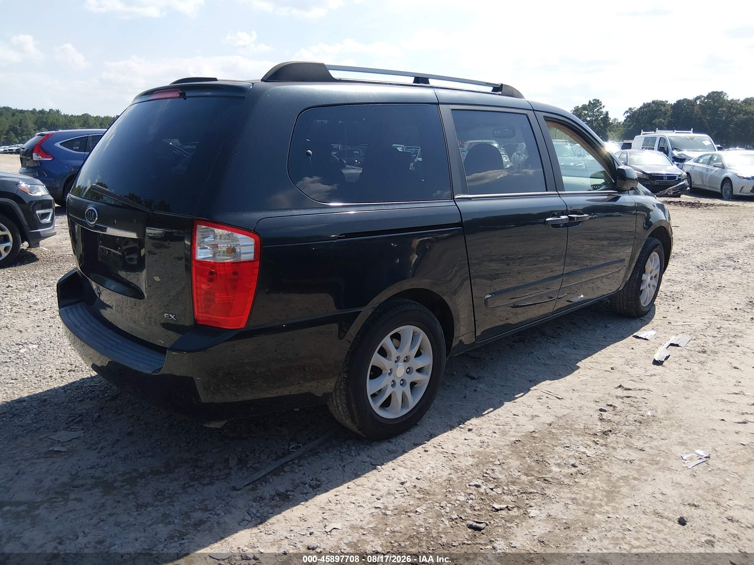 2006 Kia Sedona Ex/lx Черный vin: KNDMB233566028220
