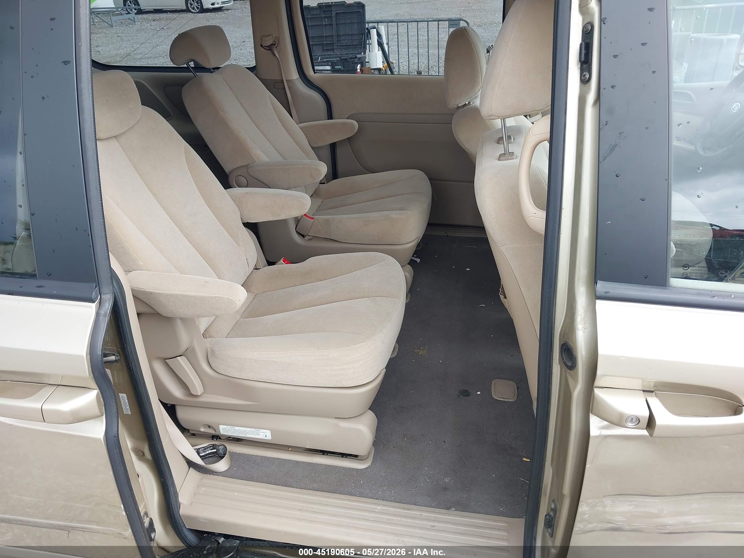 2008 Kia Sedona Lx Gold vin: KNDMB233586202497