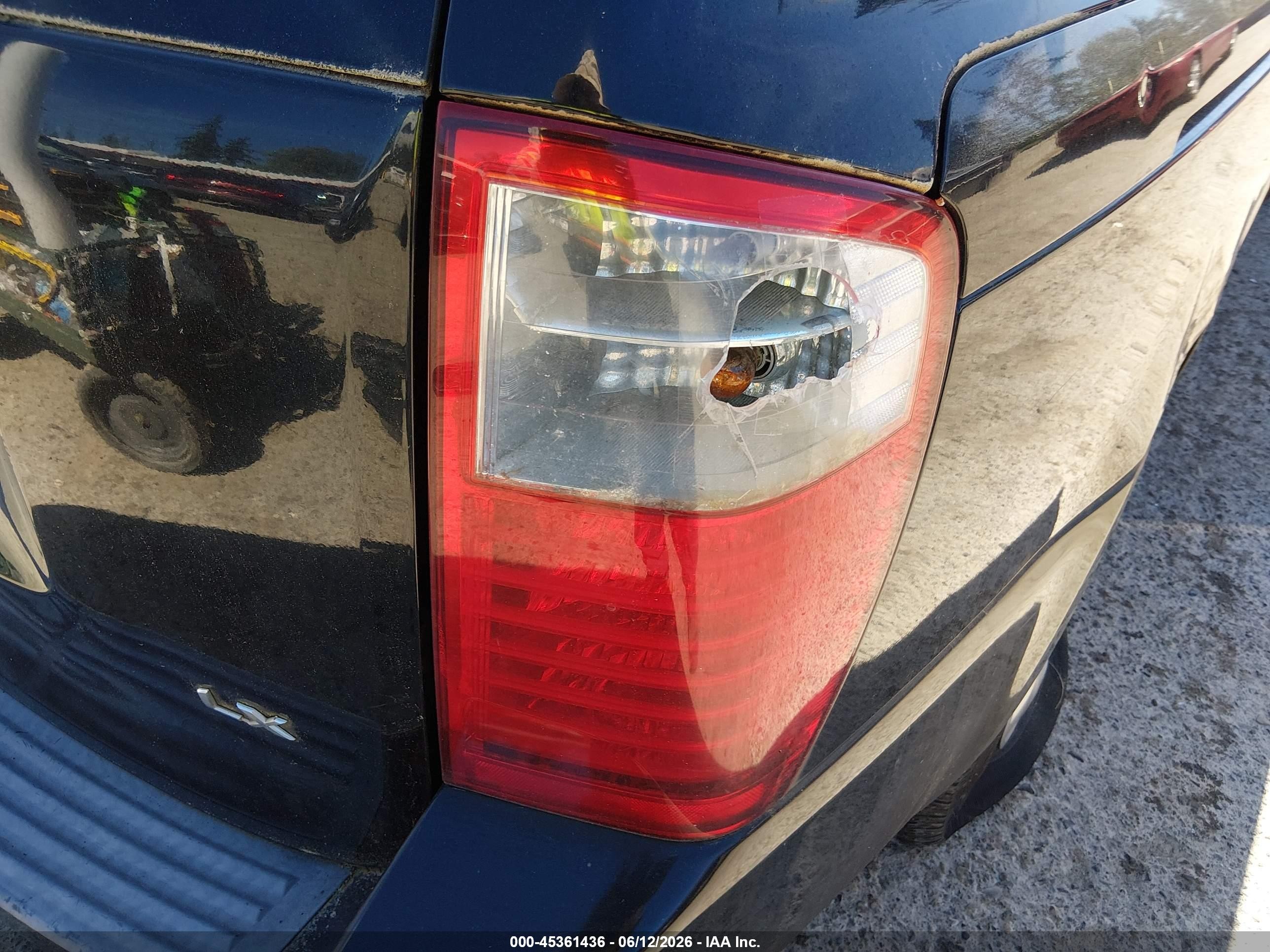 2008 Kia Sedona Lx Black vin: KNDMB233586229344