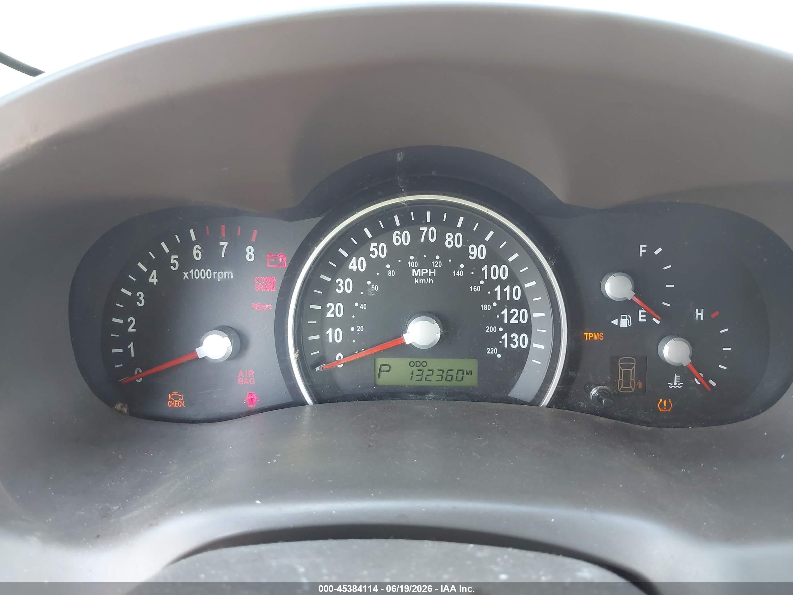 2008 Kia Sedona Ex Red vin: KNDMB233586248833