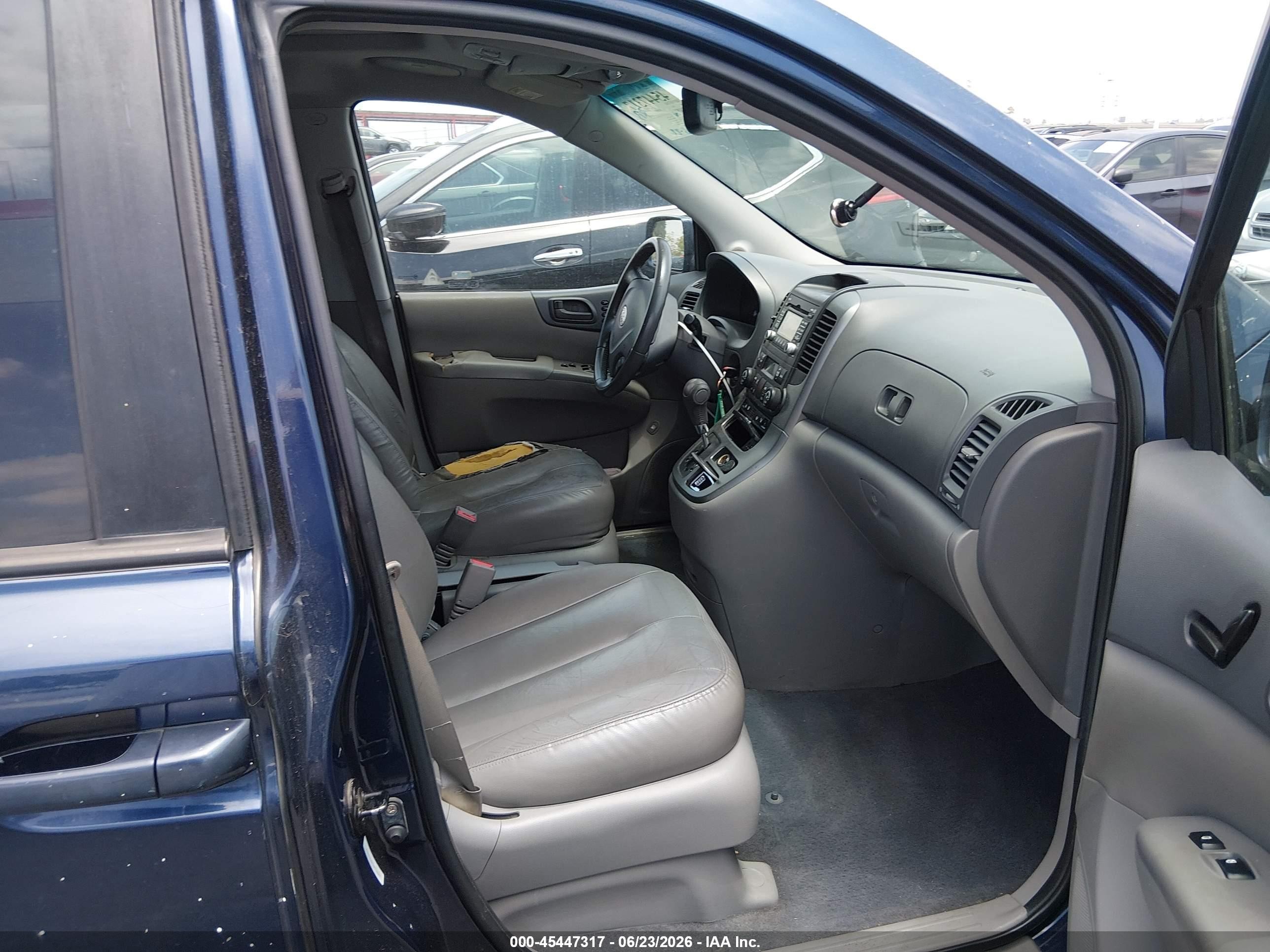 2009 Kia Sedona Ex Blue vin: KNDMB233596273426