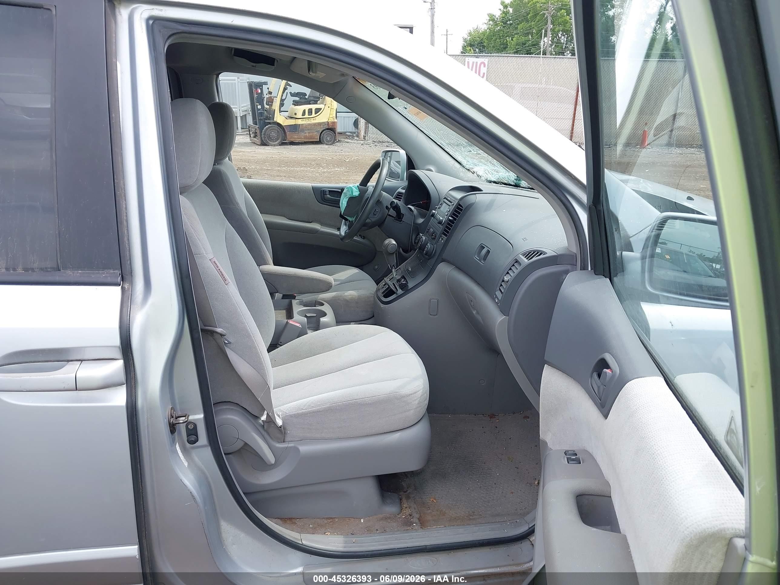 2006 Kia Sedona Ex/lx Silver vin: KNDMB233666033295