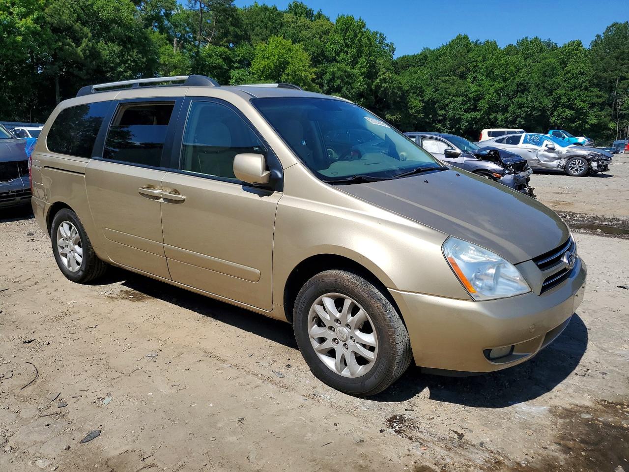 2006 Kia Sedona Ex/lx Gold vin: KNDMB233666048525