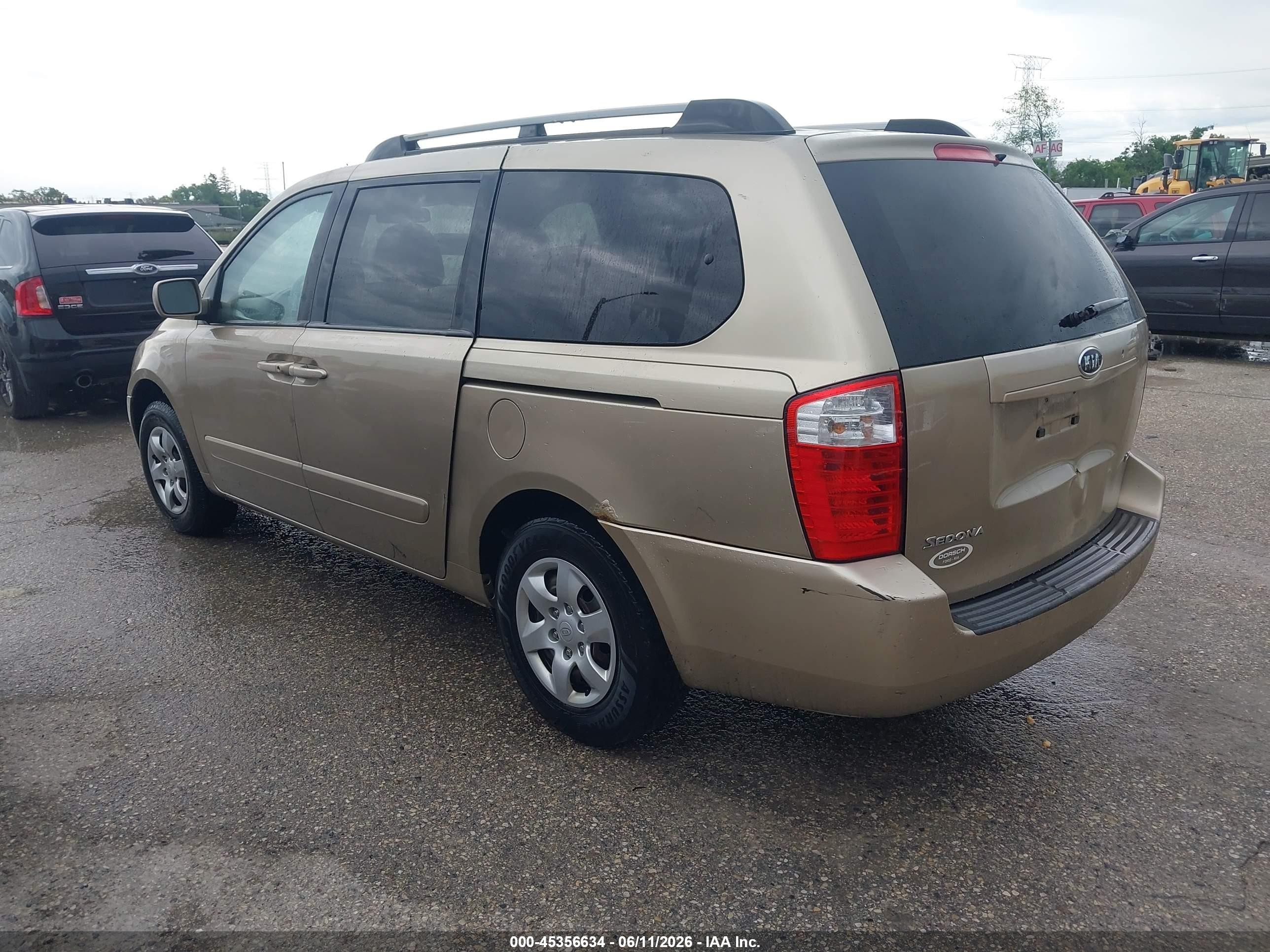 2006 Kia Sedona Ex/lx Beige vin: KNDMB233666084778