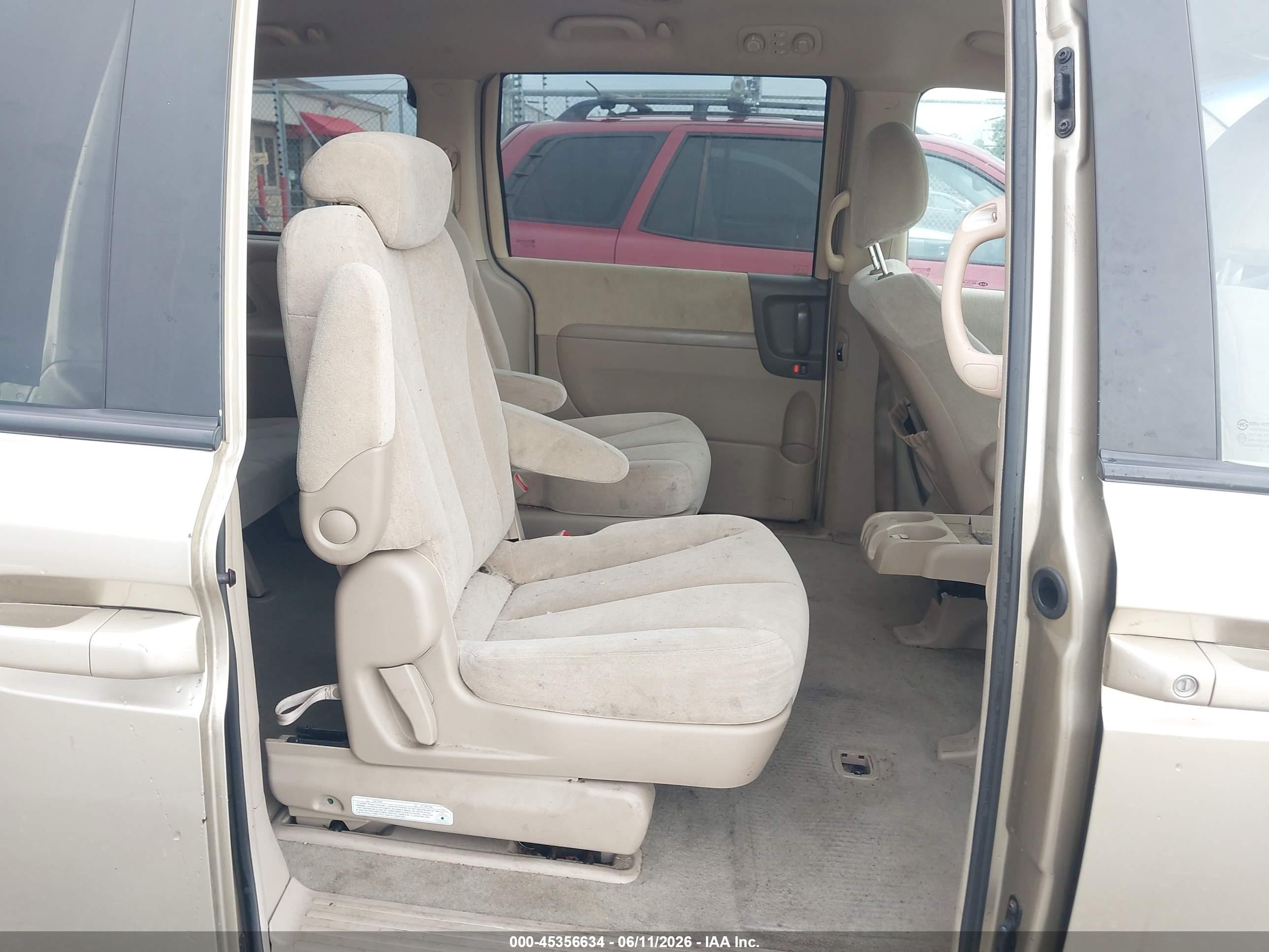 2006 Kia Sedona Ex/lx Beige vin: KNDMB233666084778