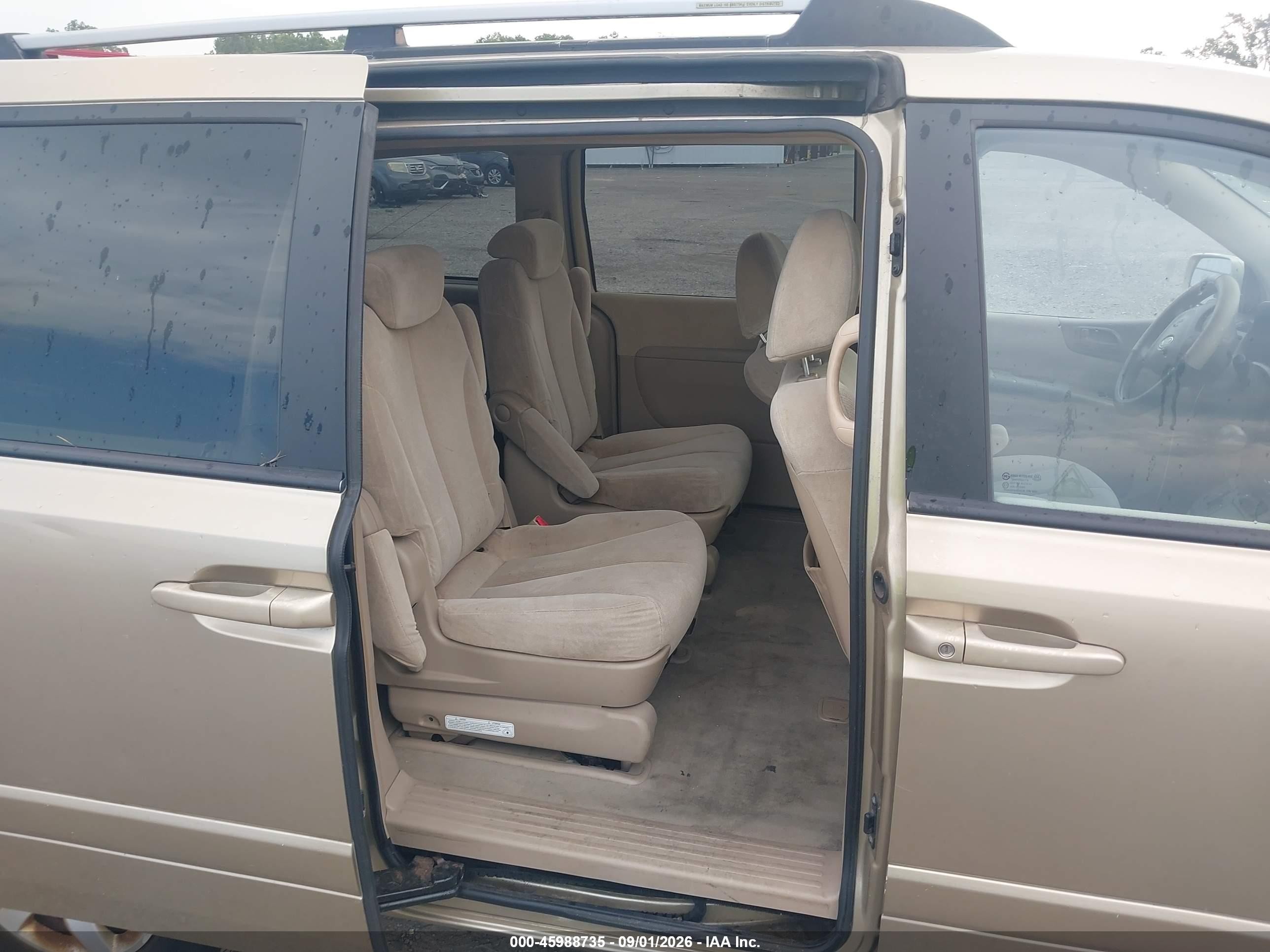 2006 Kia Sedona Ex/lx Gold vin: KNDMB233666096168