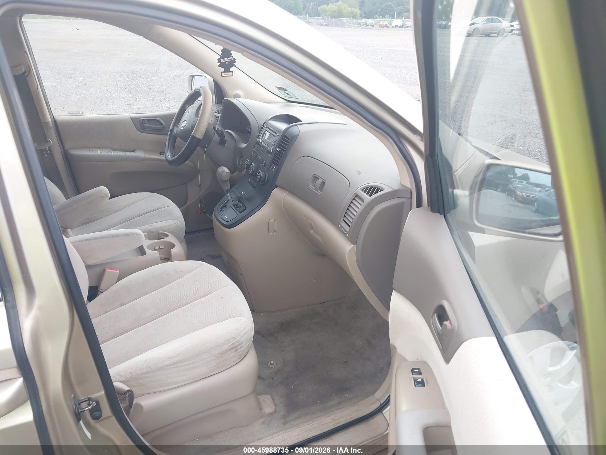 2006 Kia Sedona Ex/lx Gold vin: KNDMB233666096168