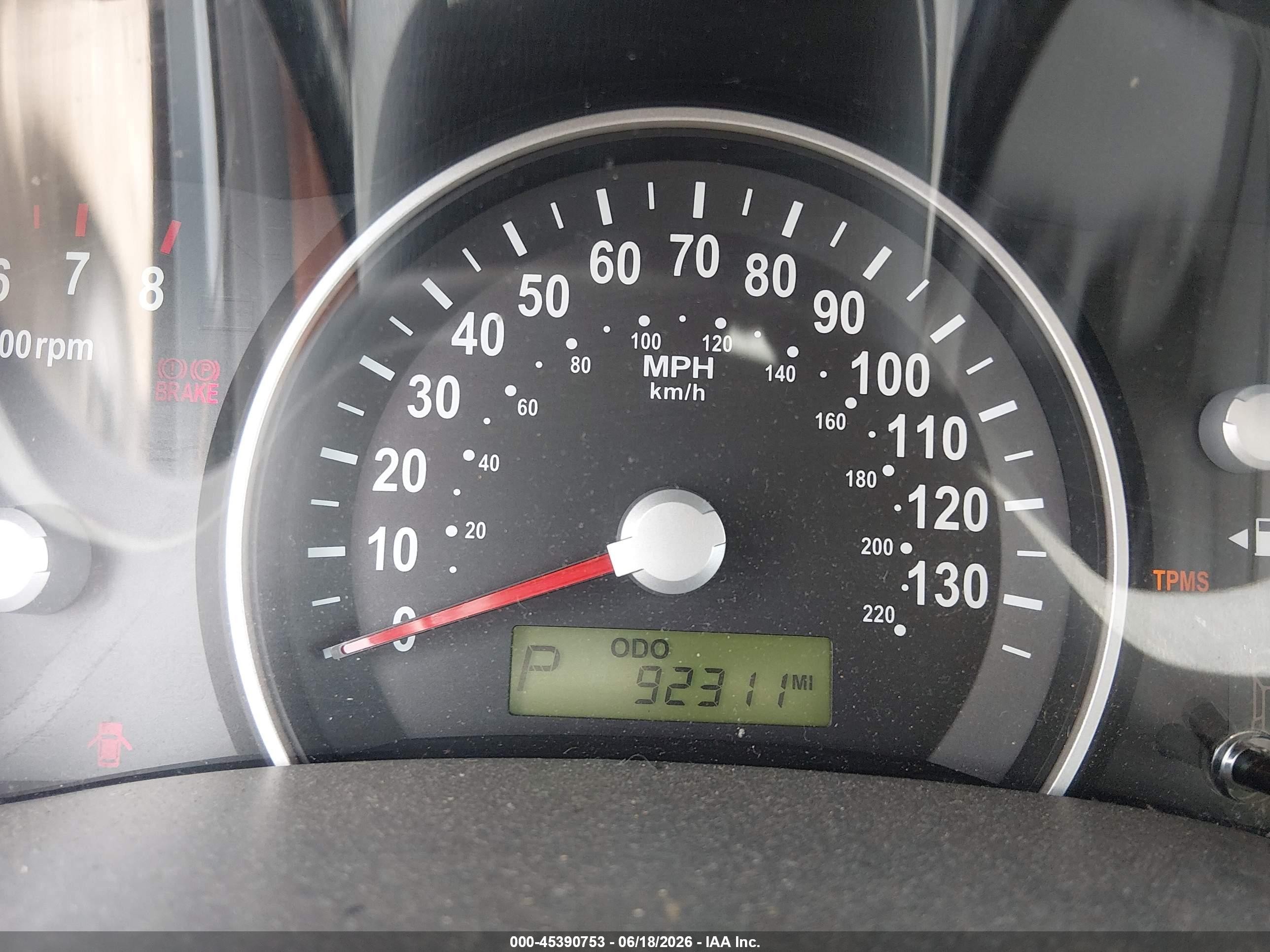 2007 Kia Sedona Lx Blue vin: KNDMB233676175504
