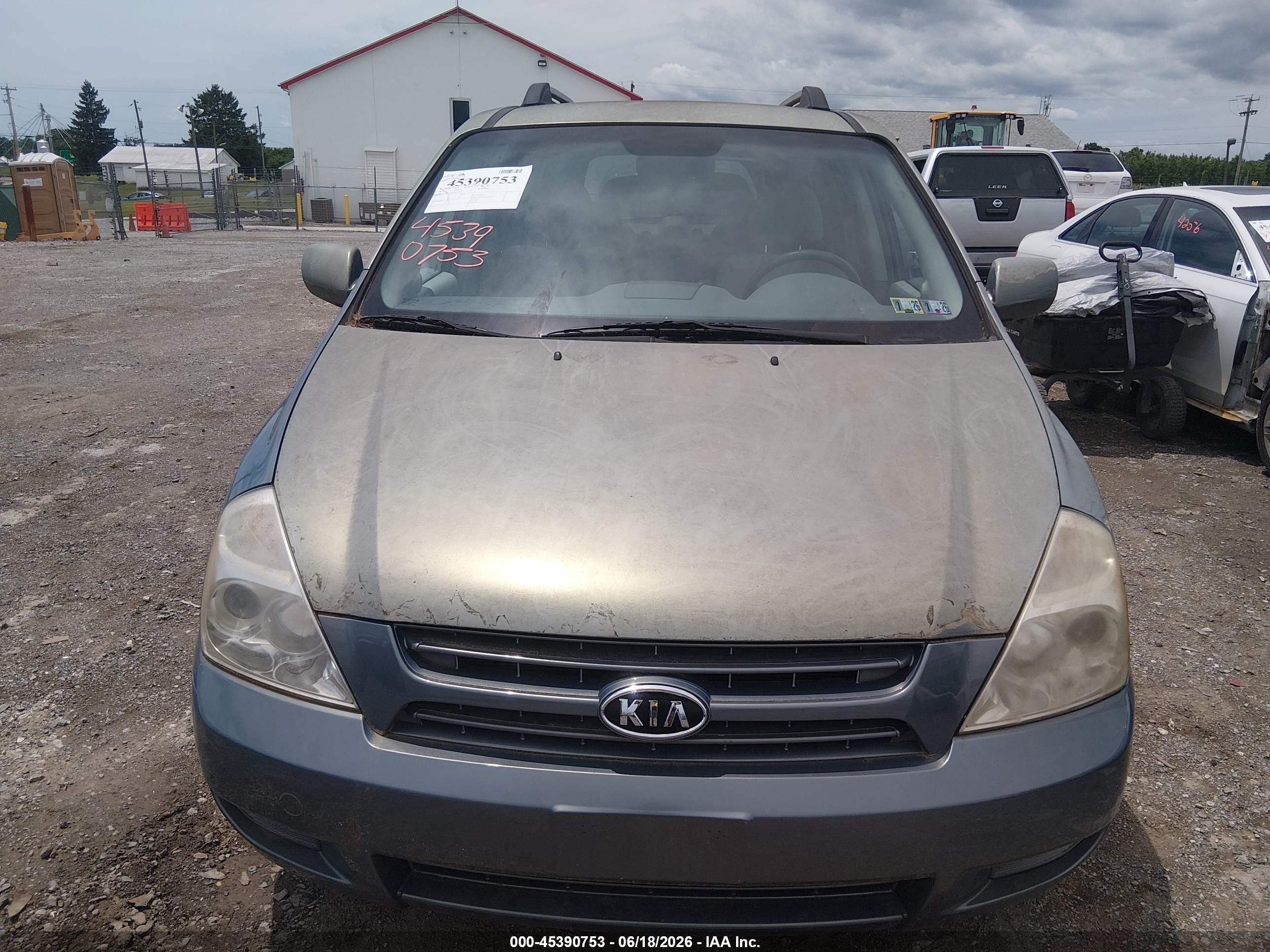 2007 Kia Sedona Lx Blue vin: KNDMB233676175504
