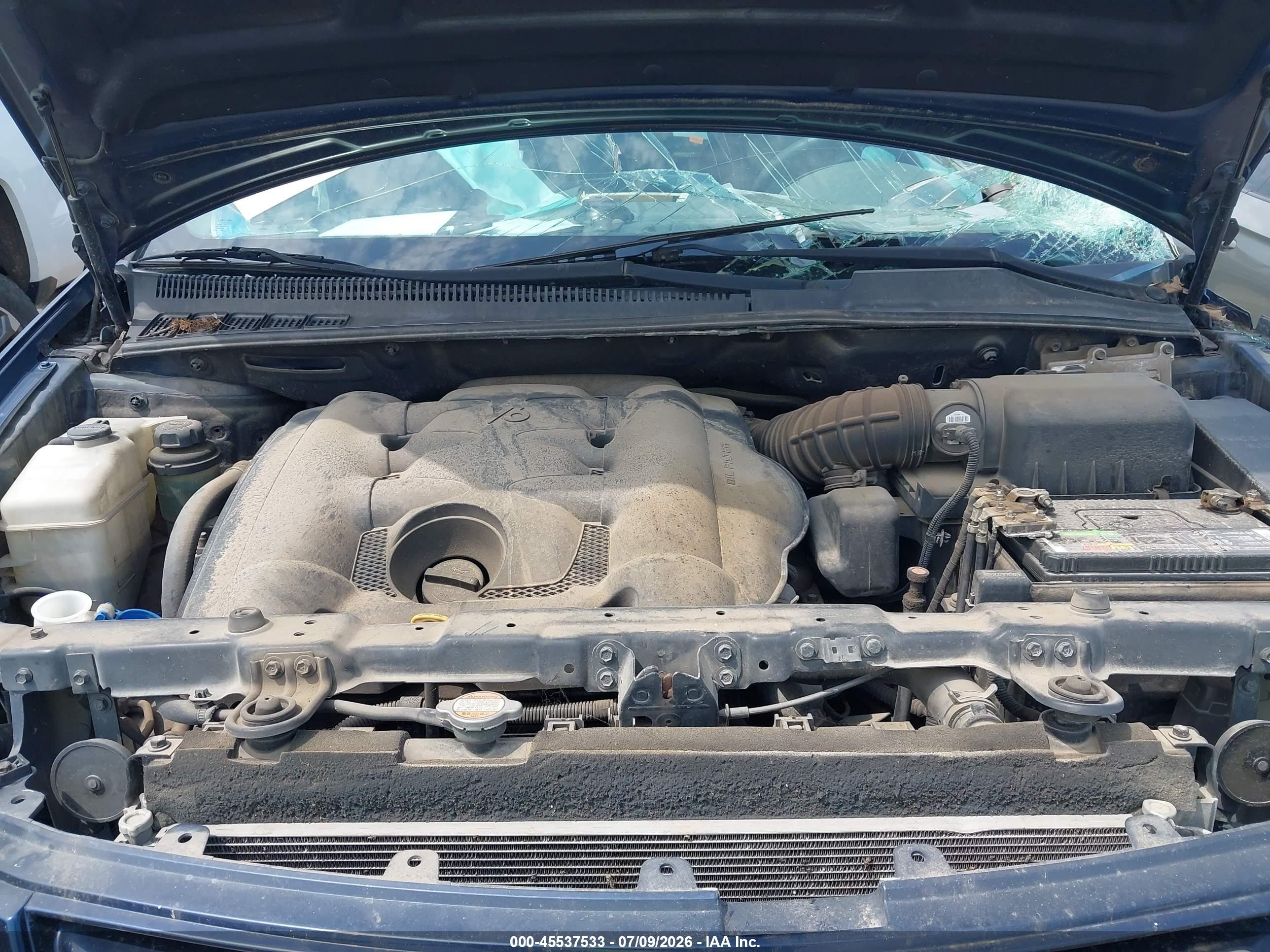 2008 Kia Sedona Ex Blue vin: KNDMB233686207577