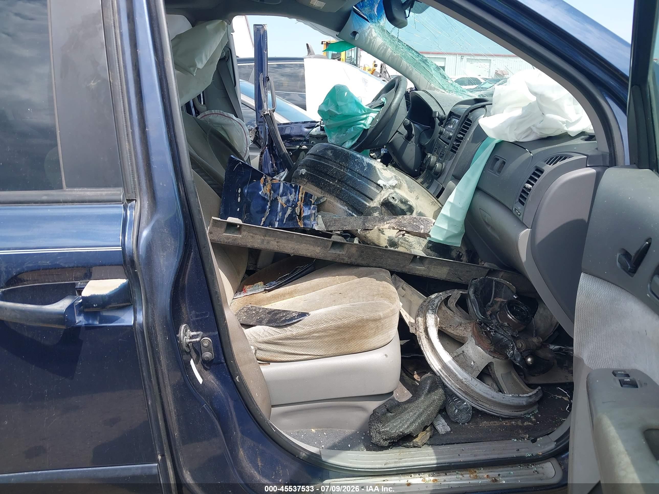 2008 Kia Sedona Ex Blue vin: KNDMB233686207577